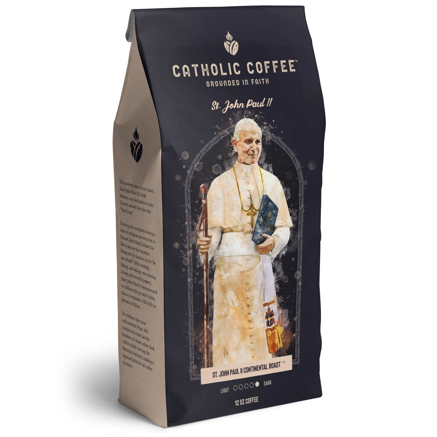 St. John Paul II Peruvian Dark Roast Coffee - 12 oz. Bag