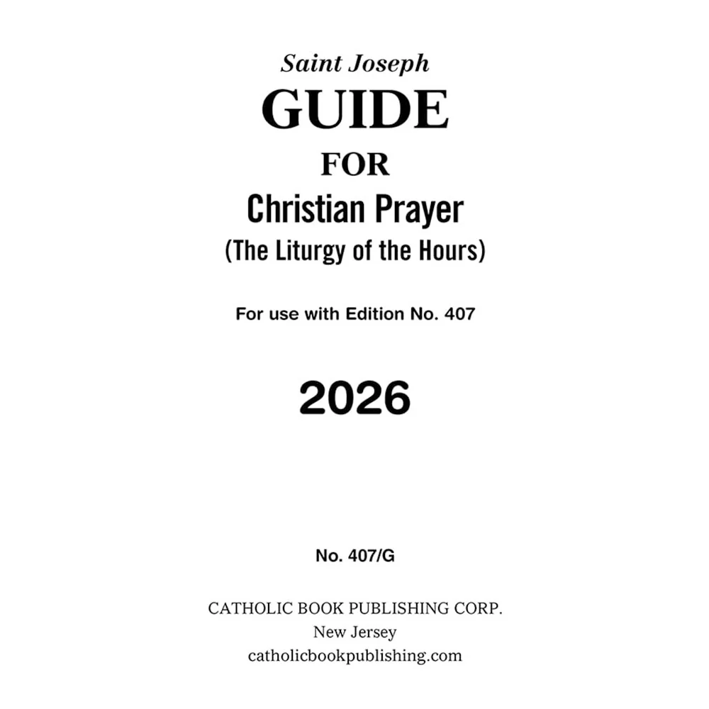 St. Joseph Guide for Christian Prayer - Large Type