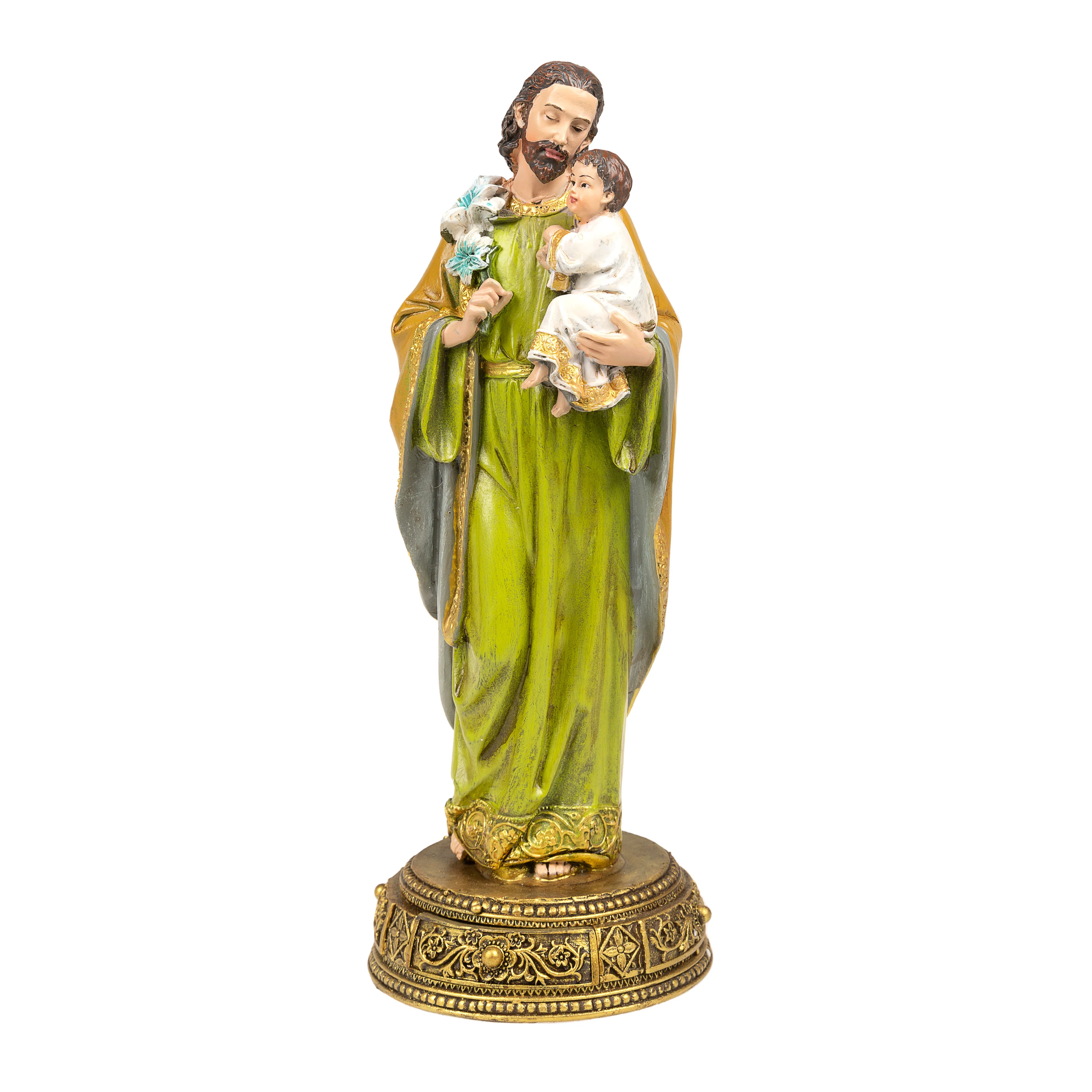 St. Joseph Heavenly Protector Statue 10.25" - Image 2