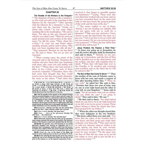 St. Joseph New Catholic Bible - Burgundy Leather (Large Type) - Image 4