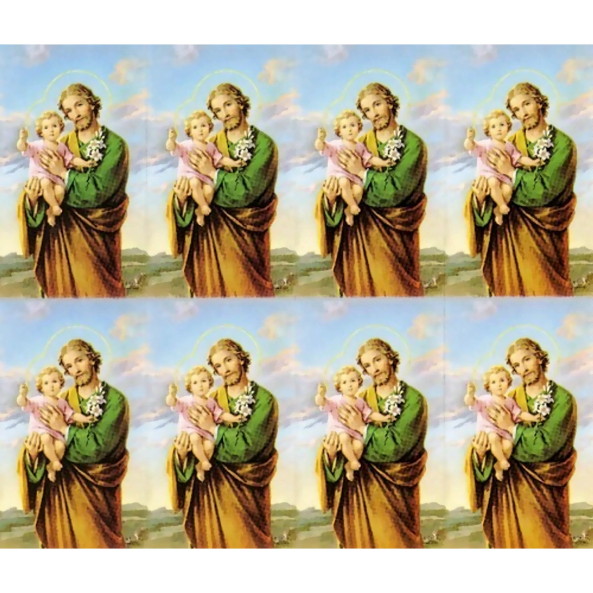 Laminated St. Joseph Personalized Prayer Card (Priced Per Card) - Image 4