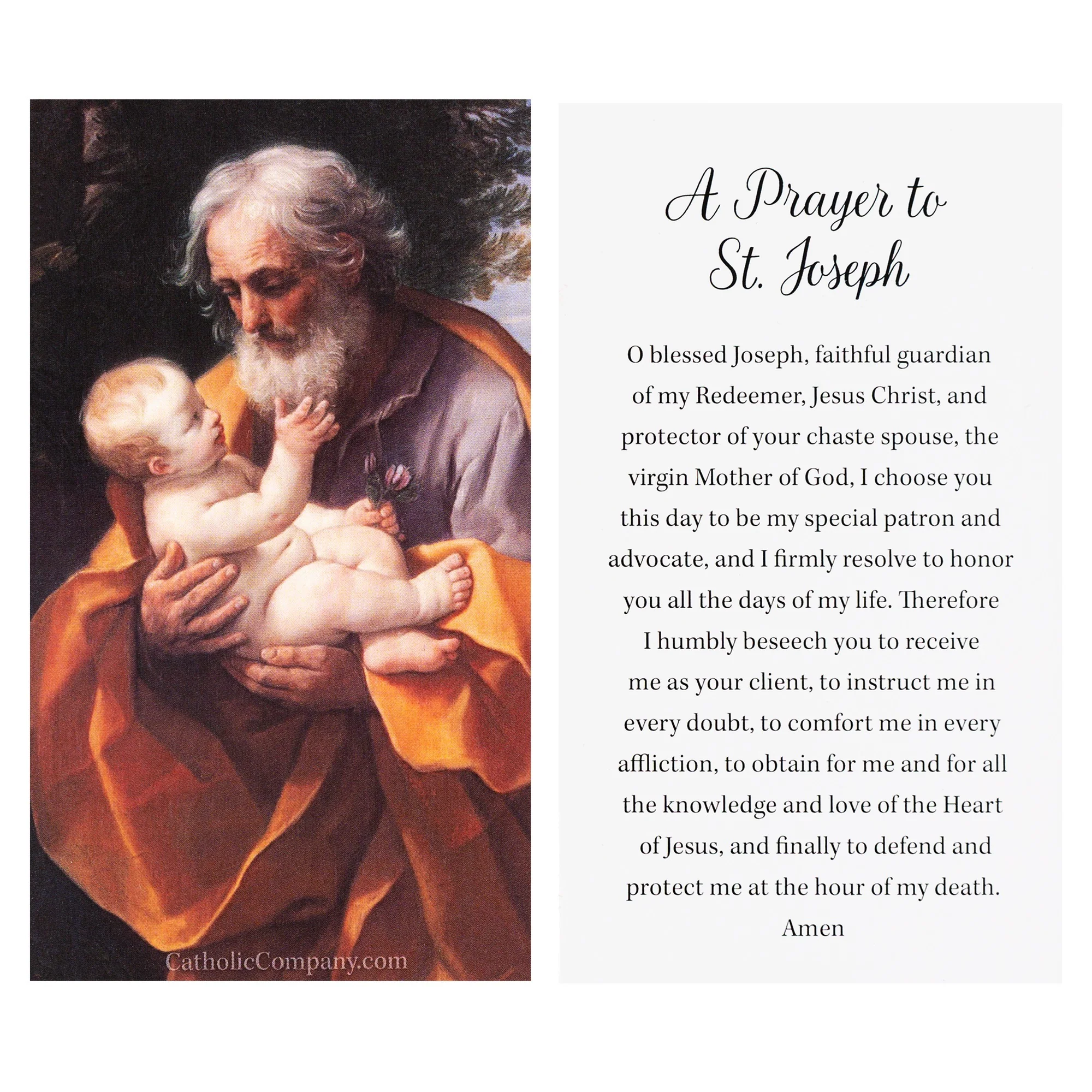 St. Joseph Prayer Card - Image 2