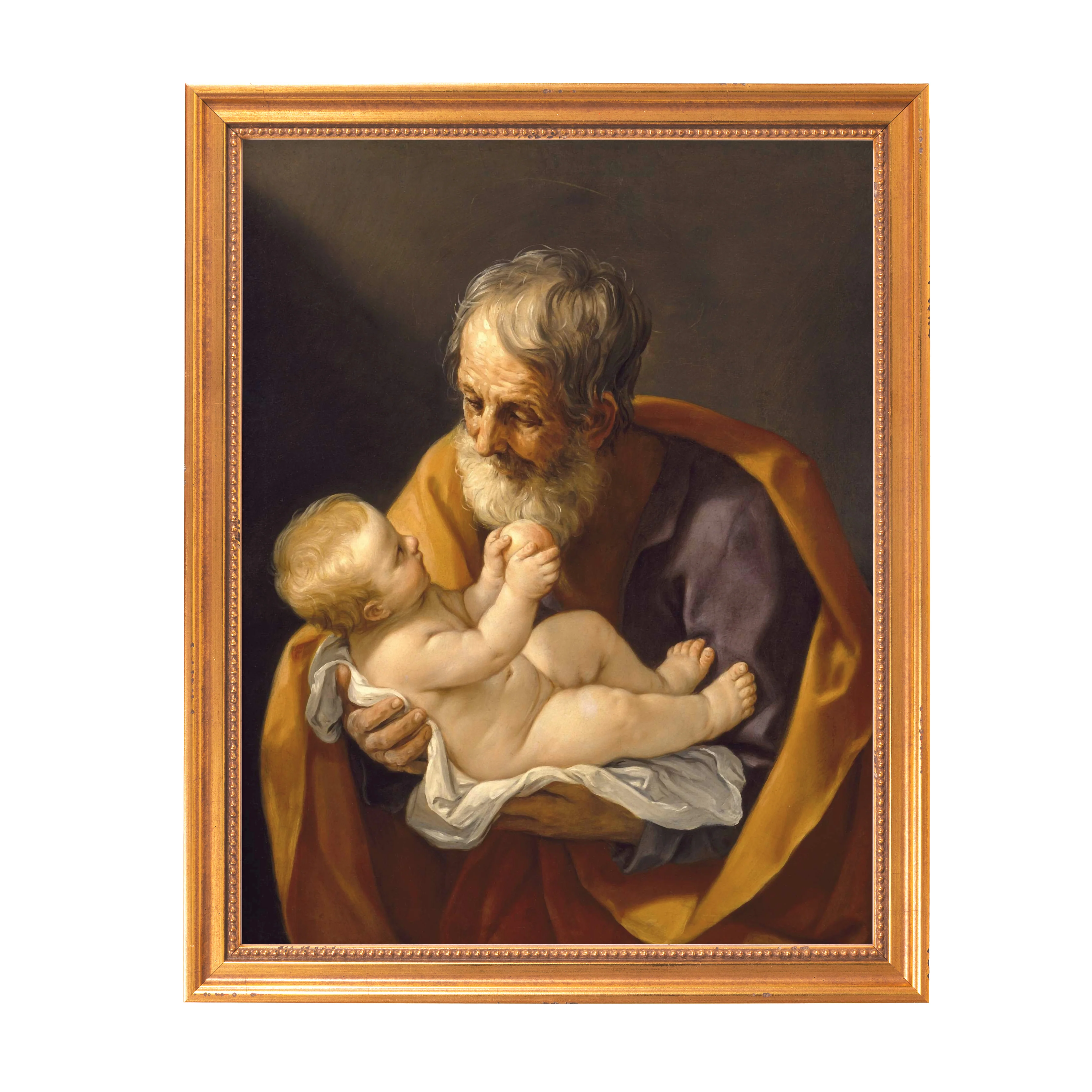 St. Joseph with the Infant Jesus Framed Canvas - Sacred Classics Collection - Image 6