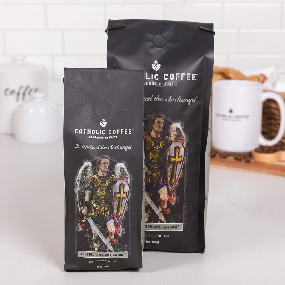St. Michael Dark Roast Coffee - 2 lb. Bag - Image 2