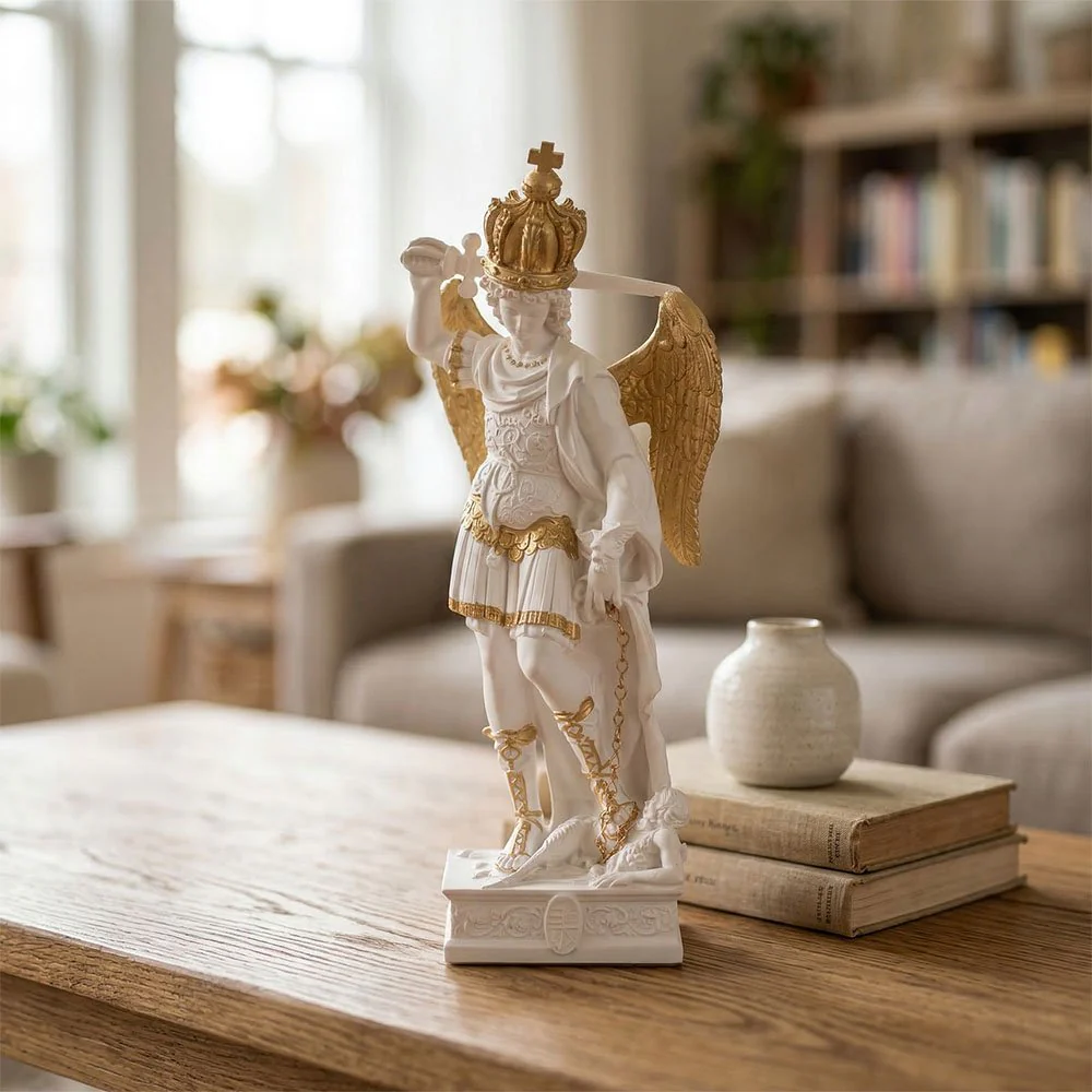St. Michael Prince of Angels Statue - 10.24" - Image 5