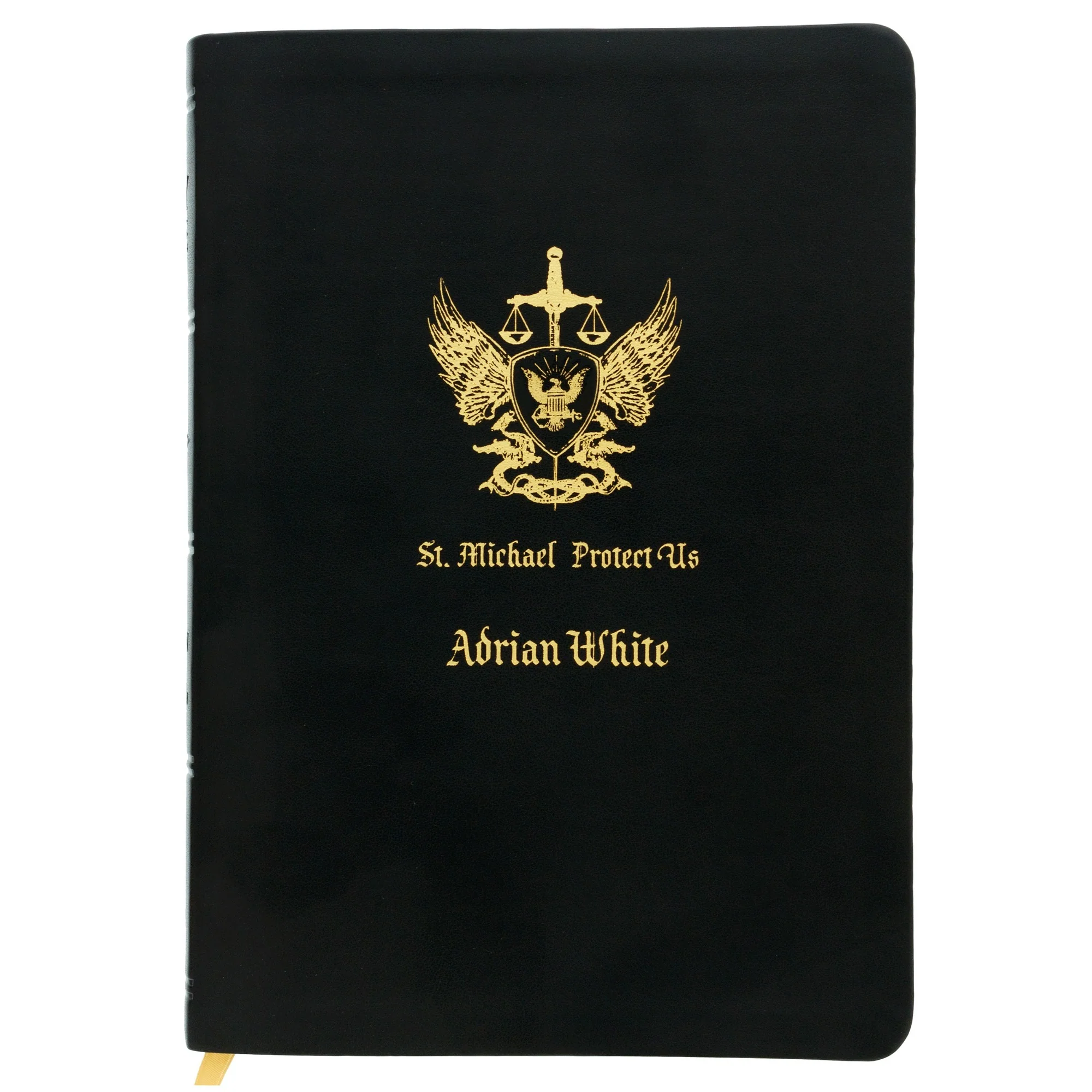 St. Michael Protect Us Navy Bible