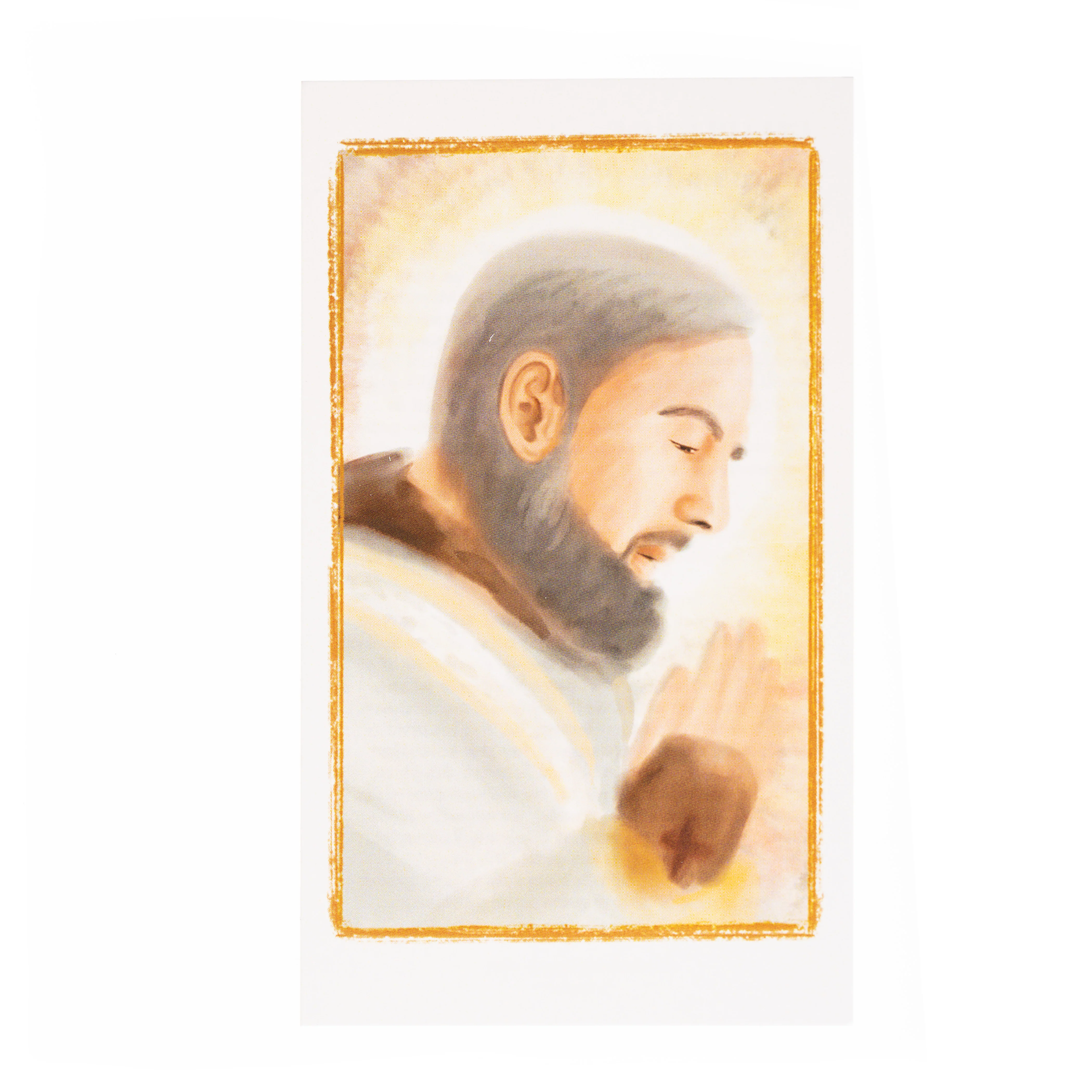 St. Padre Pio Chaplet Prayer Card - Image 2
