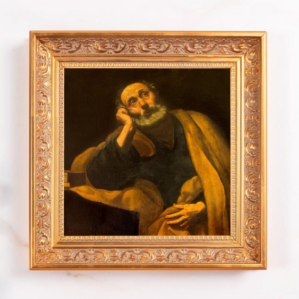 St. Peter the Apostle Framed Canvas - Sacred Mini Collection - Image 2