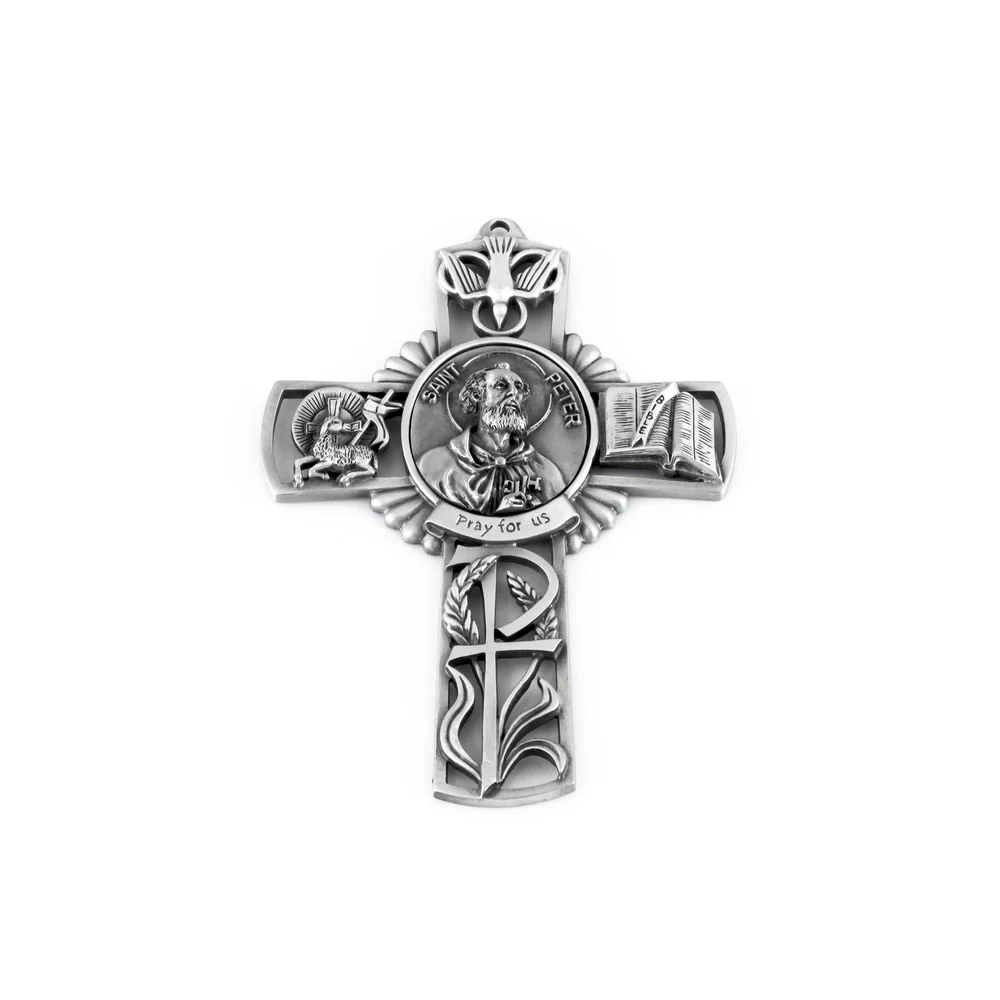 St. Peter Wall Cross 5"