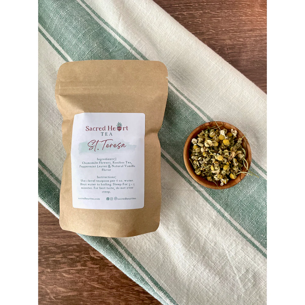 St. Teresa of Avila Peppermint Chamomile Herbal Tea - Image 3