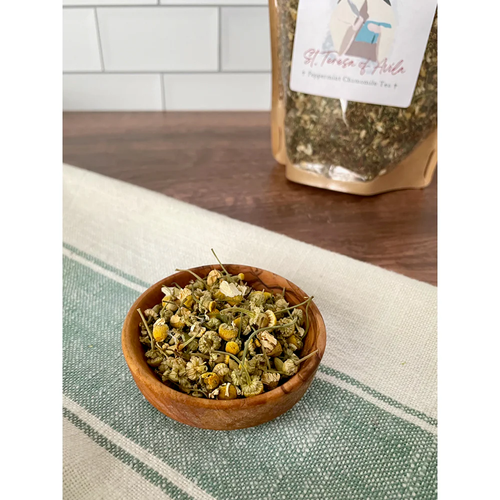 St. Teresa of Avila Peppermint Chamomile Herbal Tea - Image 5