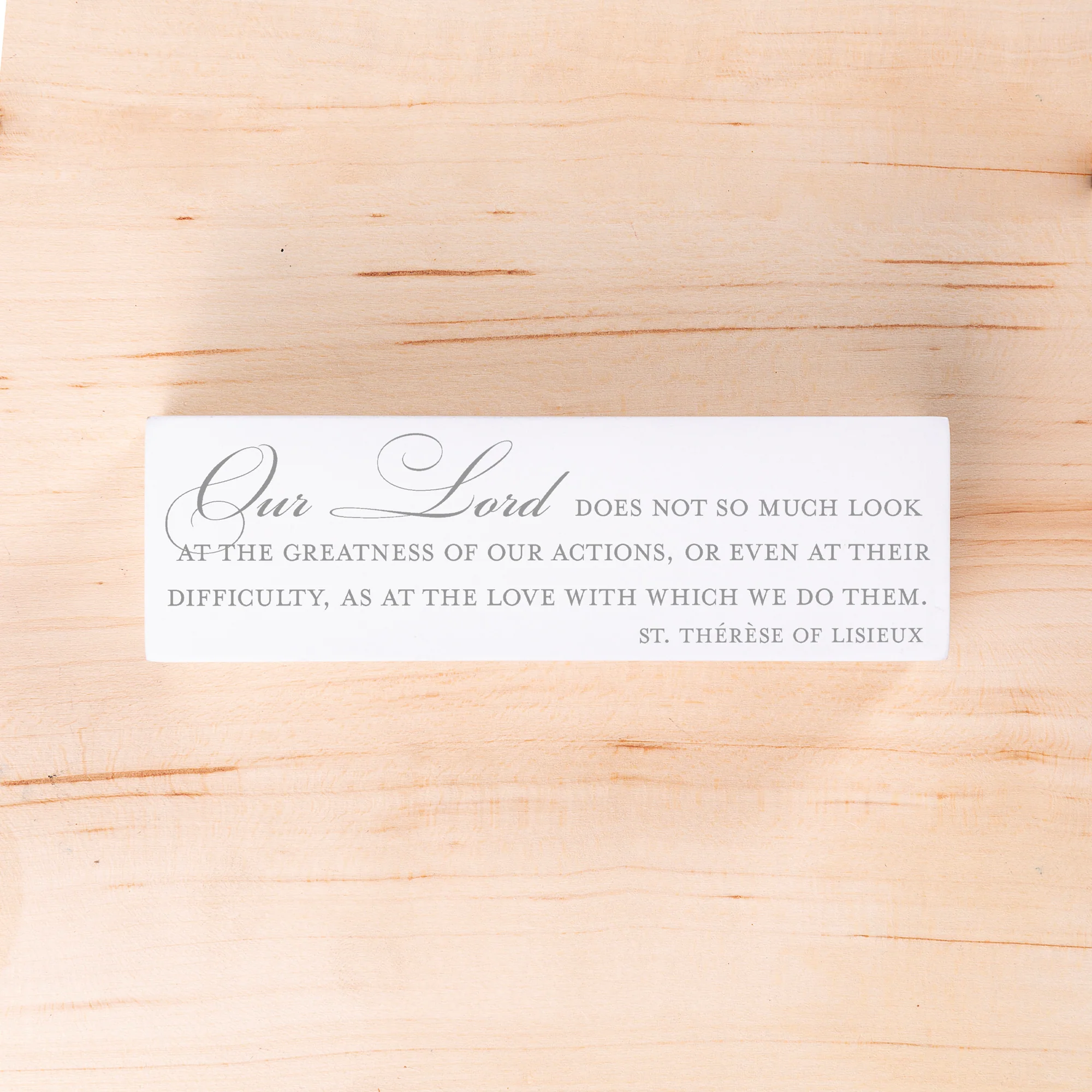 St Therese Quote Block - Image 3