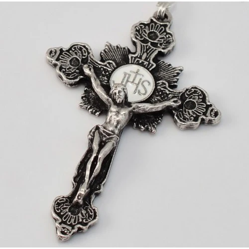 St. Valentine Silver Plated Rosary - Image 2