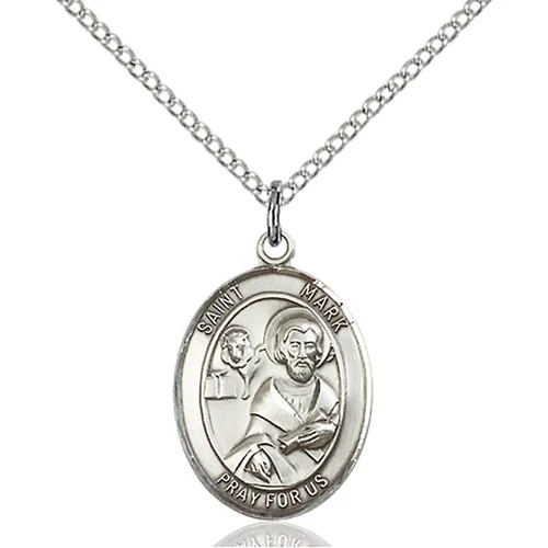 Sterling Silver St. Mark the Evangelist Pendant