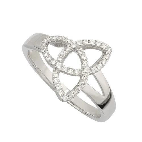 Sterling Silver Trinity Knot Ring - Image 4