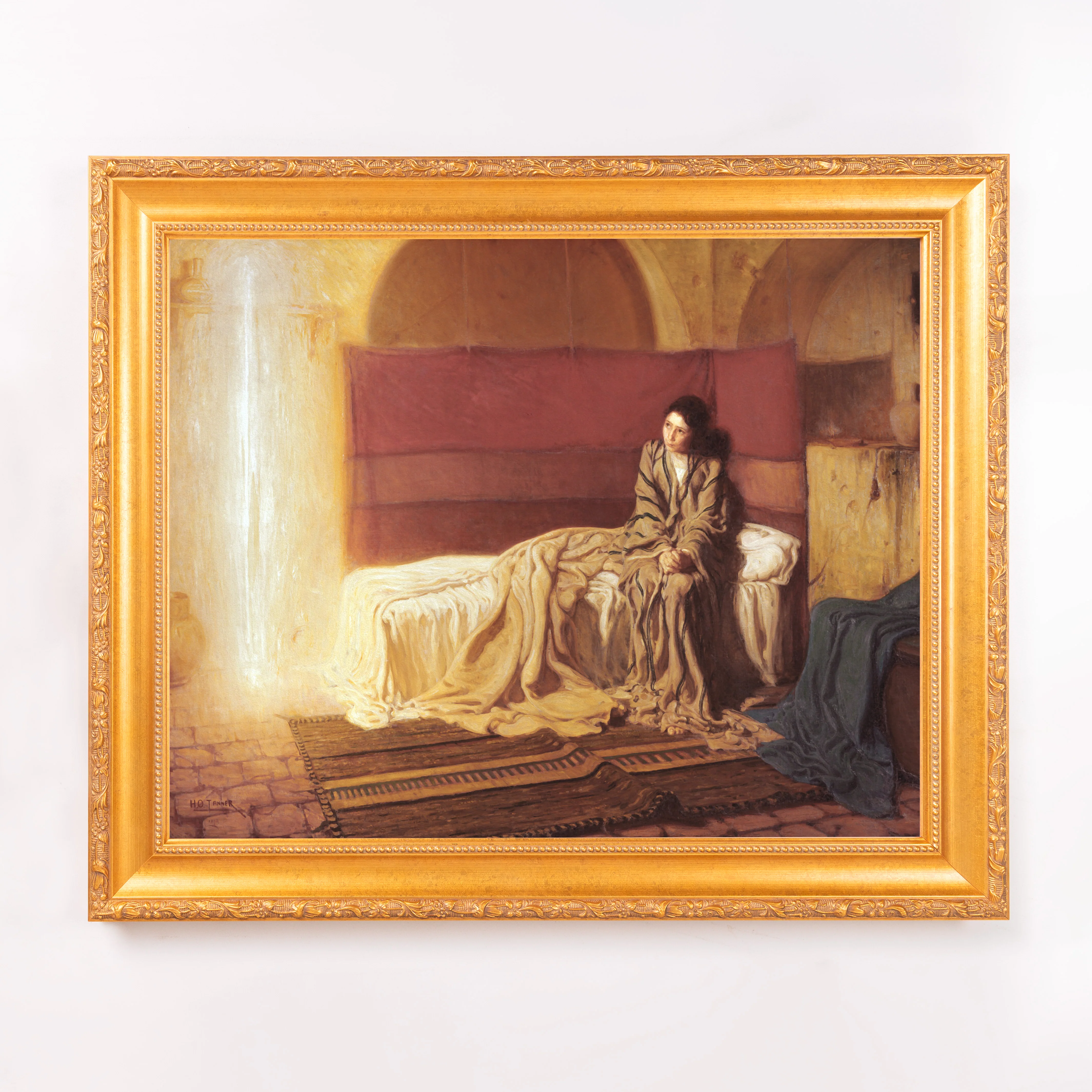 Tanner Annunciation Framed Canvas - Sacred Signature Collection - Image 7