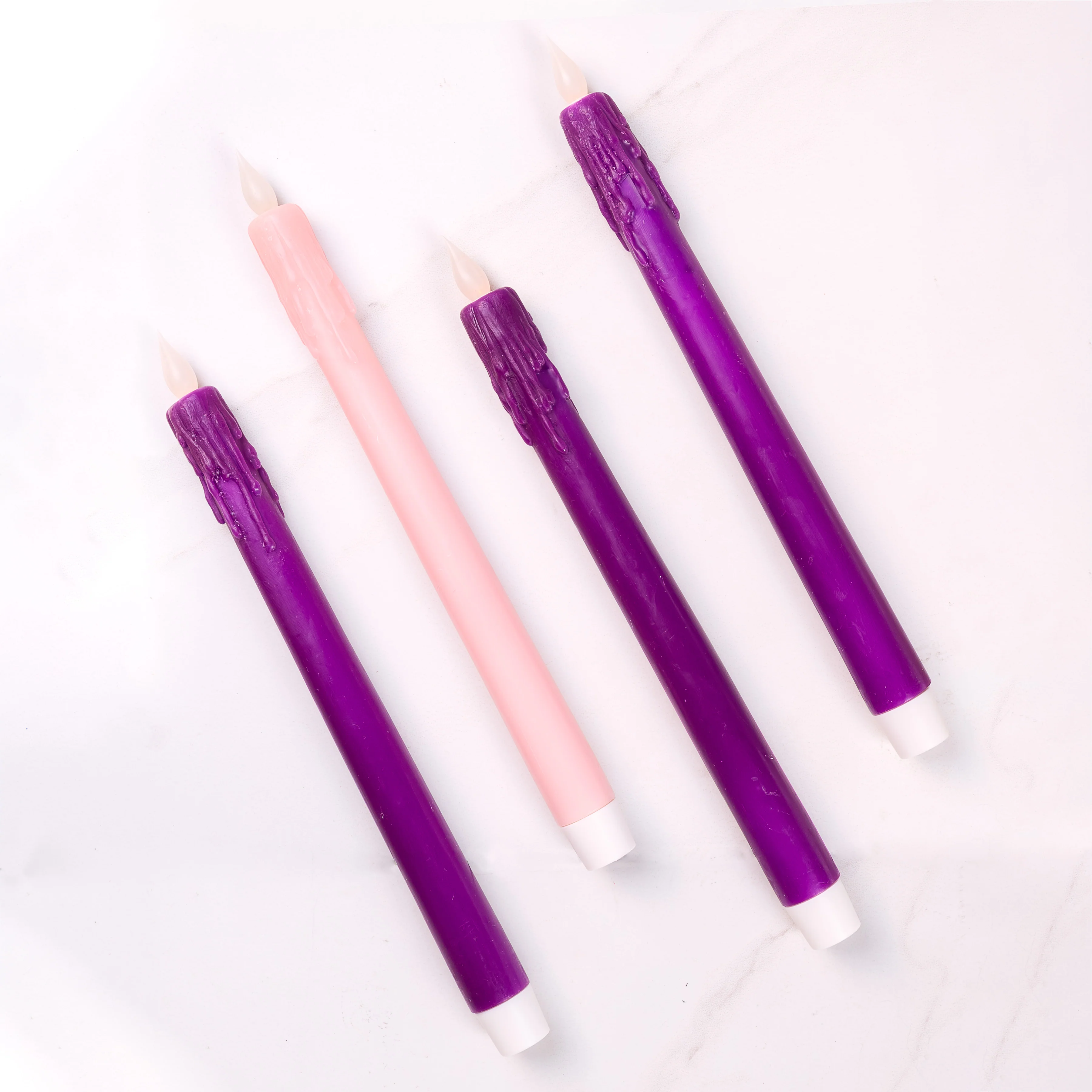 Taper LED Advent Candles - Image 2