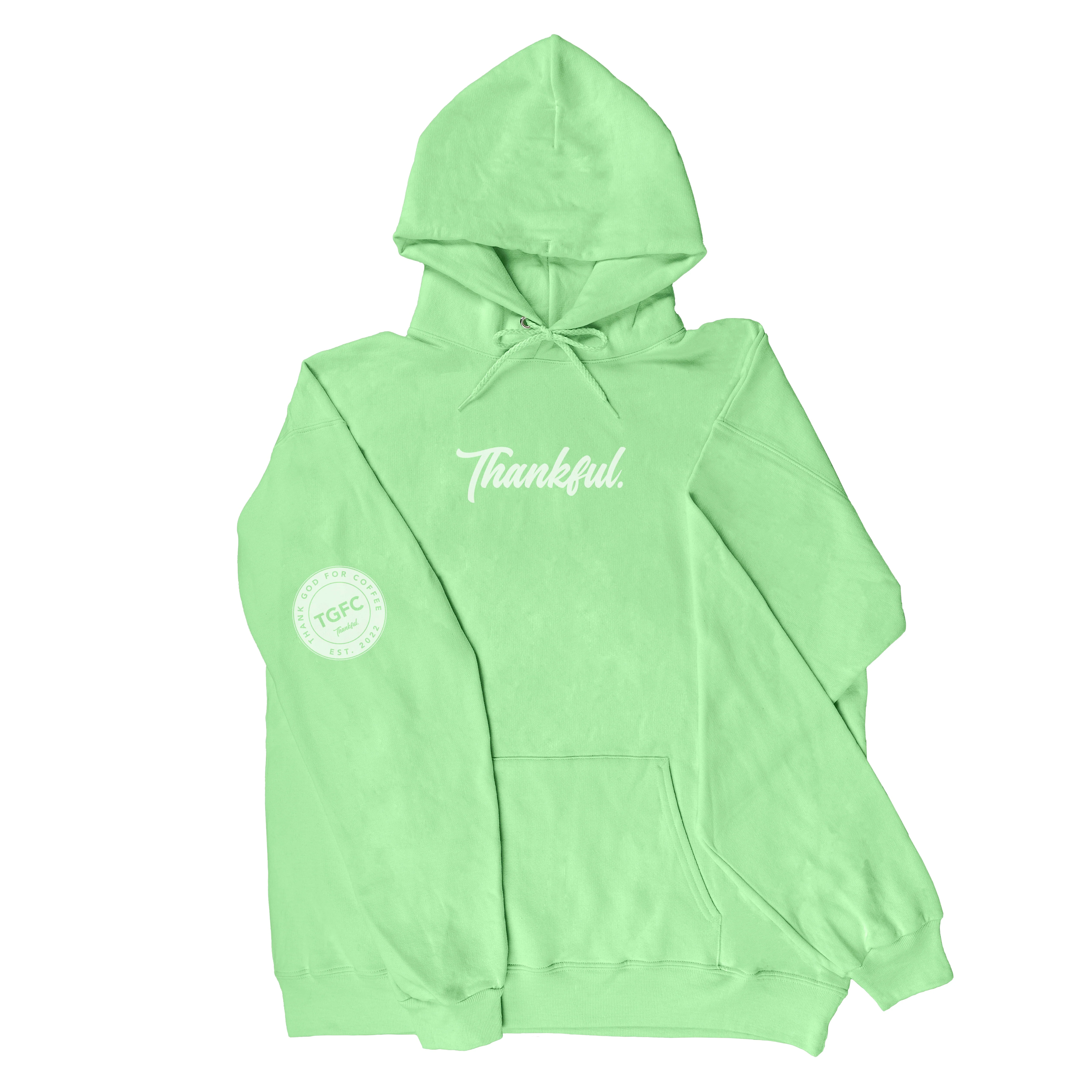 Thank God For Coffee Thankful Hooded Sweatshirt - Image 10