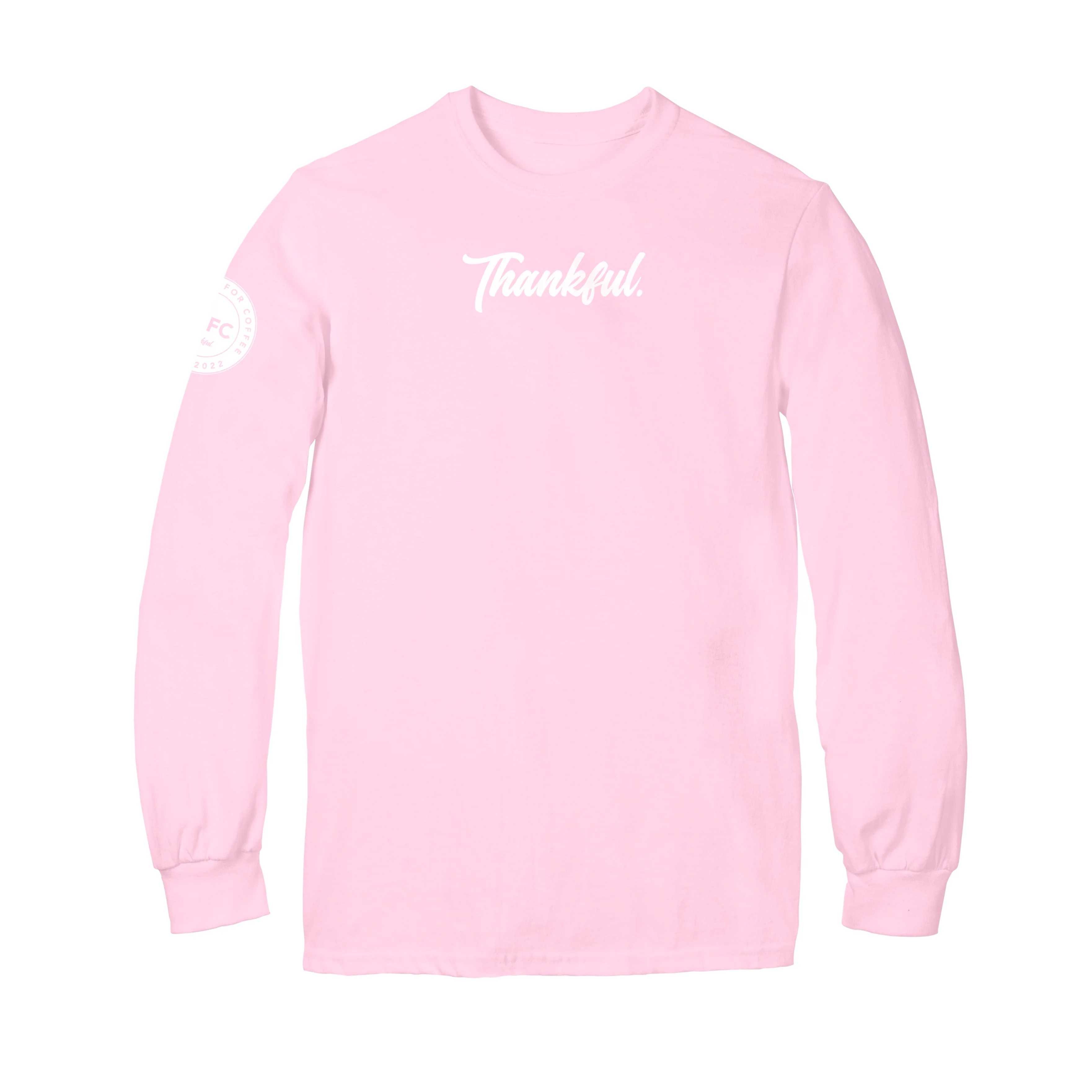 Thank God For Coffee Thankful Long Sleeve Shirt