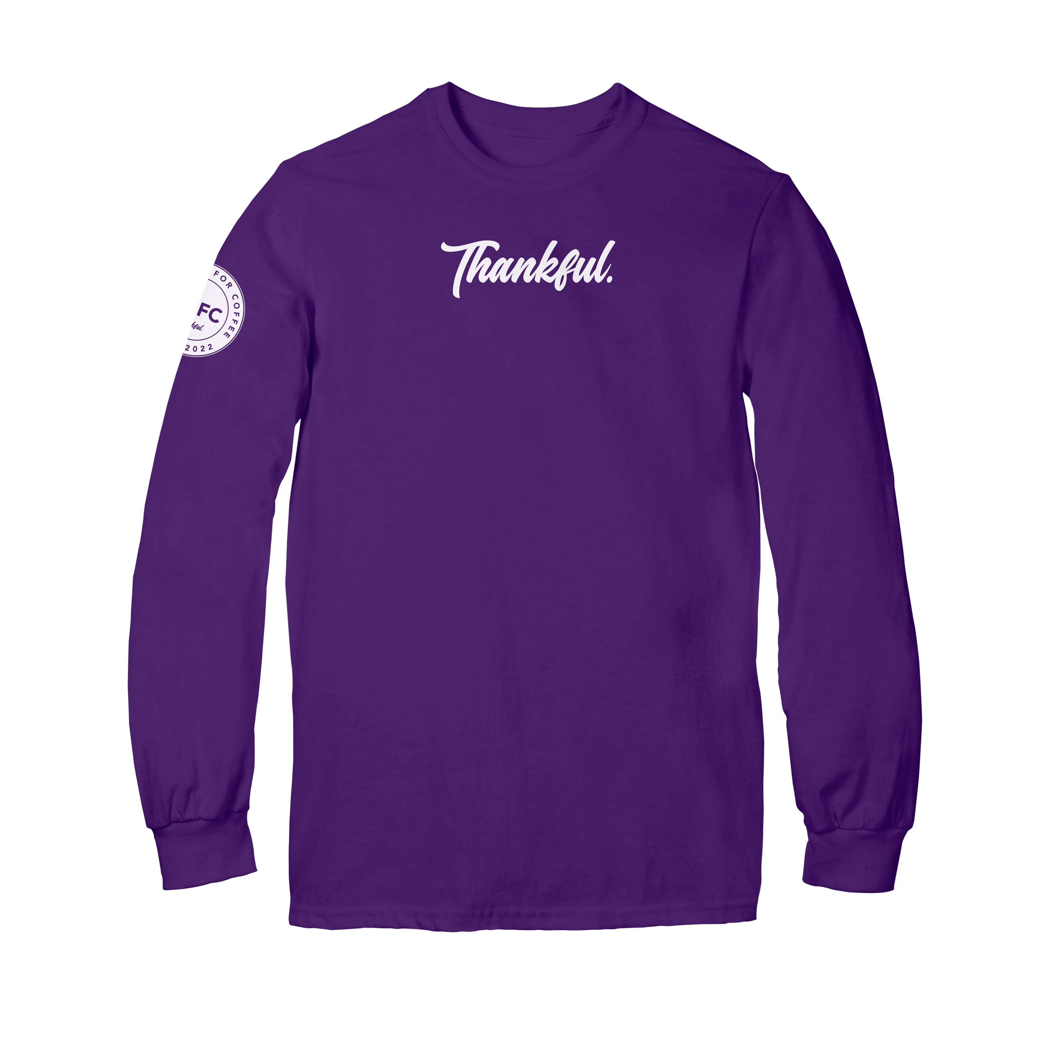 Thank God For Coffee Thankful Long Sleeve Shirt - Image 12