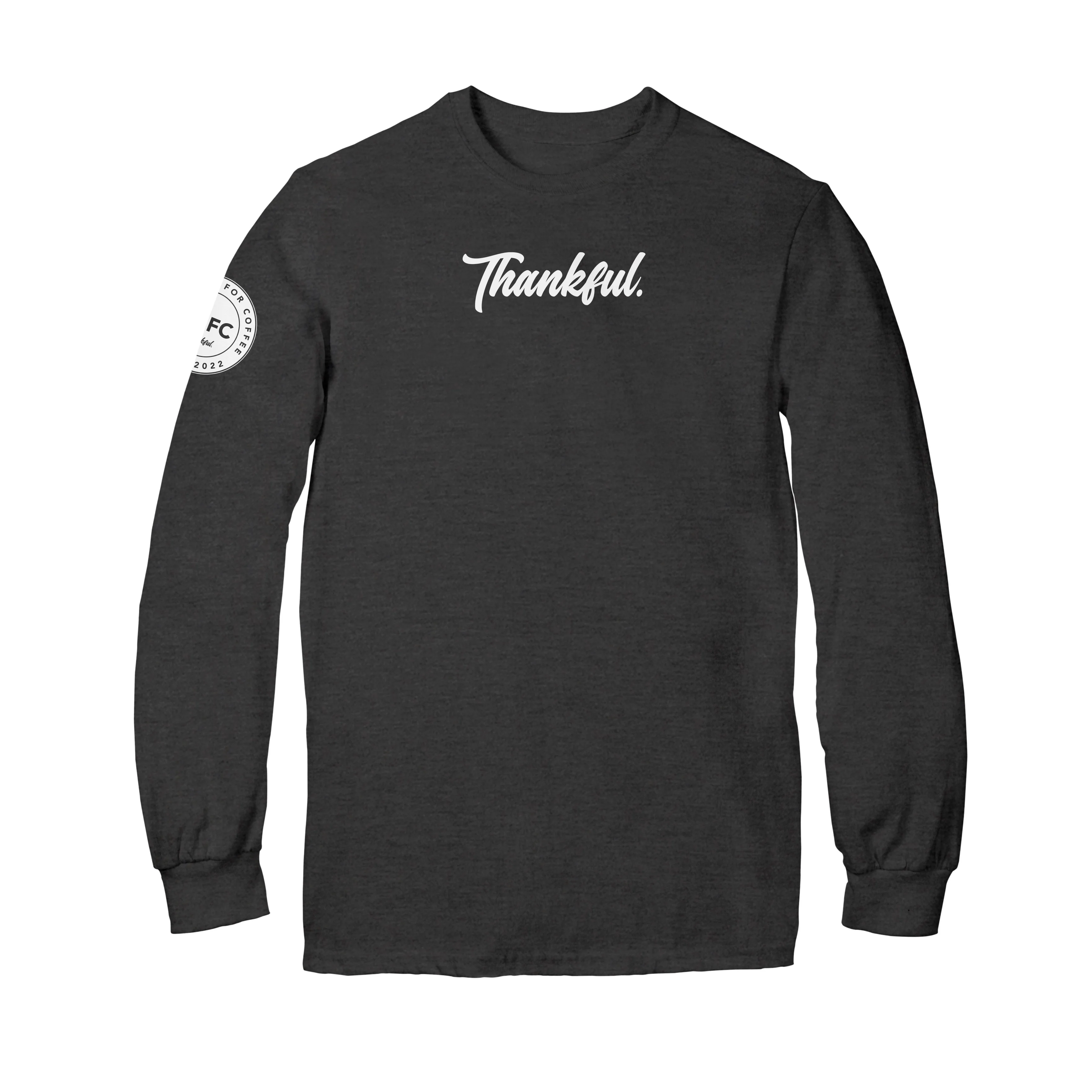 Thank God For Coffee Thankful Long Sleeve Shirt - Image 26