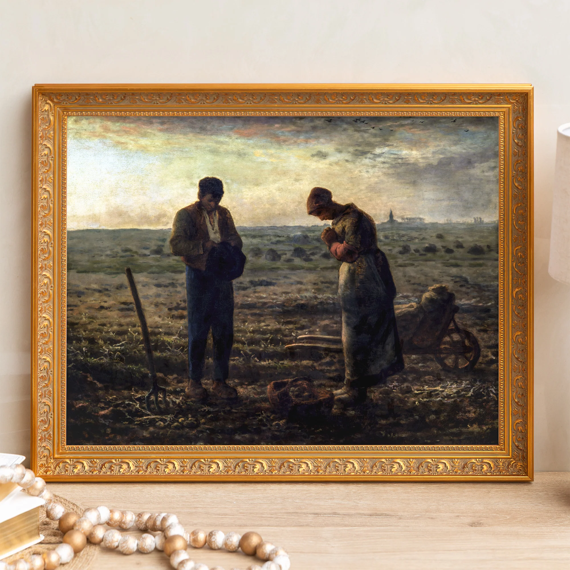 The Angelus Framed Canvas - Sacred Signature Collection - Image 6