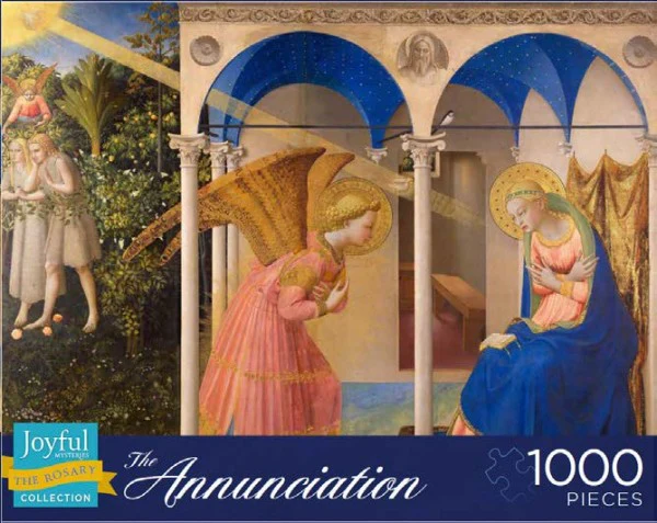The Annunciation 1000 Piece Puzzle (Mysteries of the Rosary Series) - Image 3