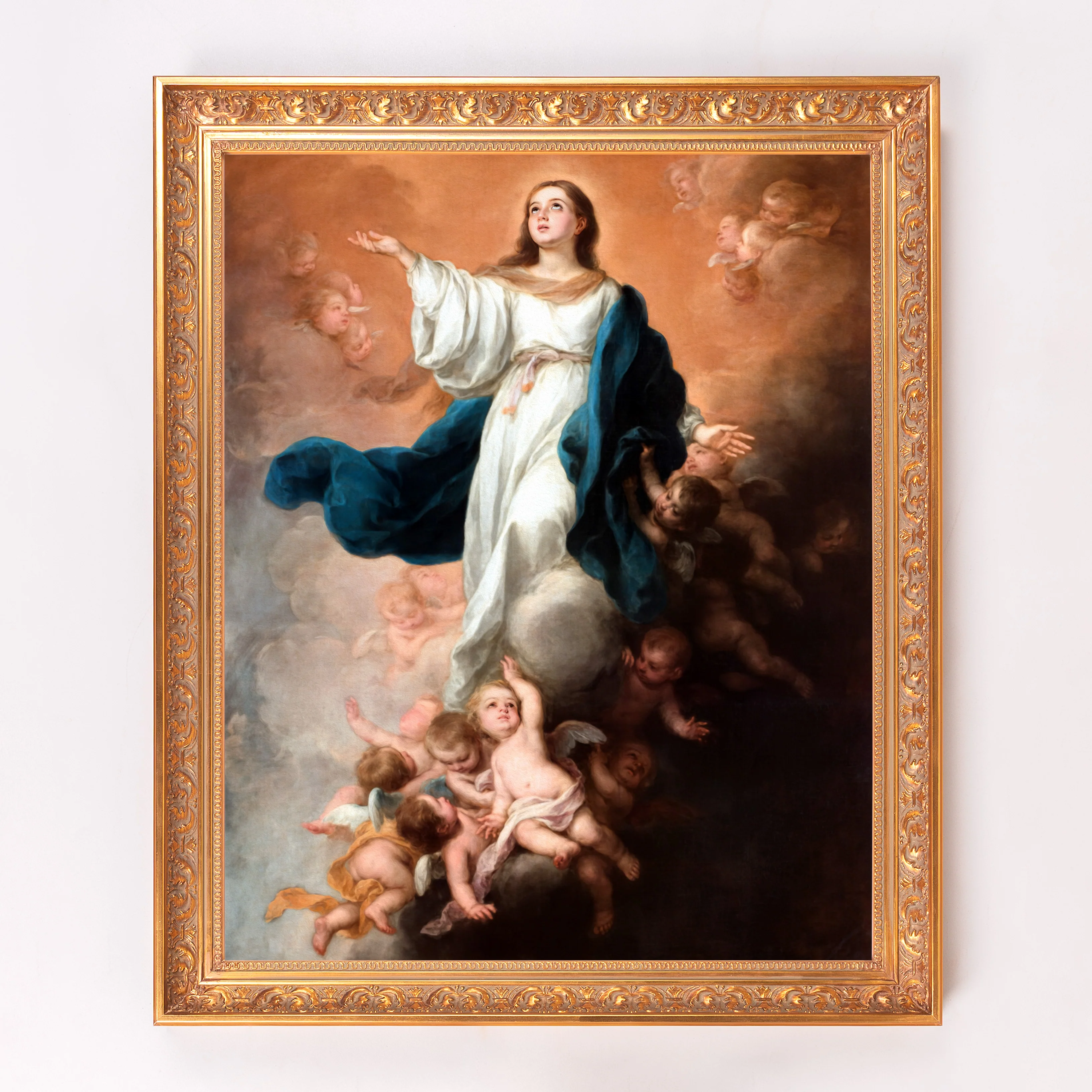 The Assumption of the Virgin Framed Canvas - Sacred Signature Collection - Image 2