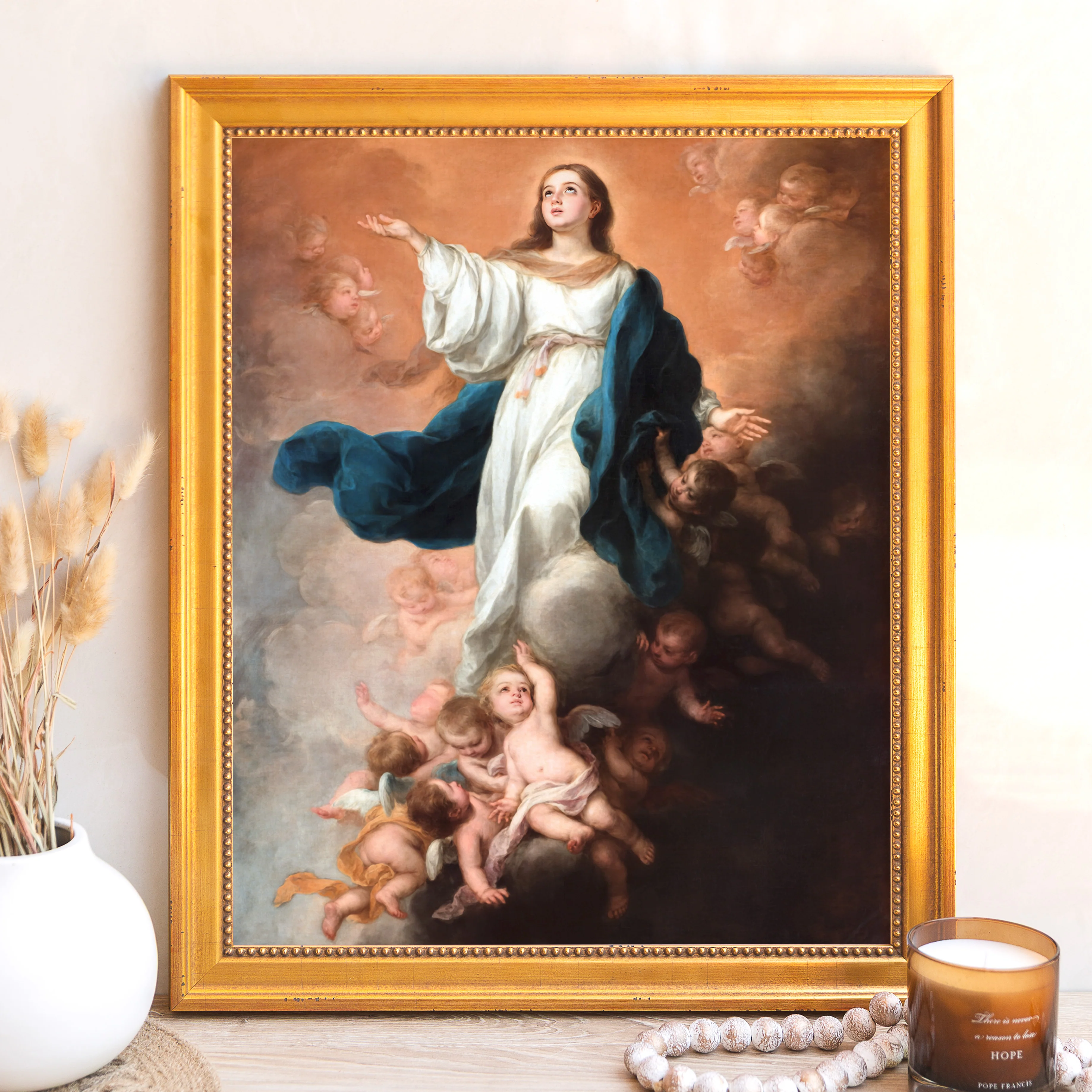 The Assumption of the Virgin Framed Canvas - Sacred Signature Collection - Image 7