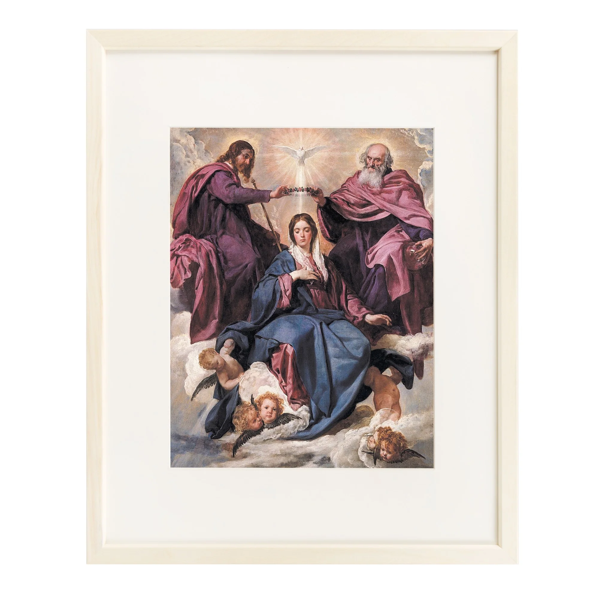 The Coronation of the Virgin Framed Print - Image 5