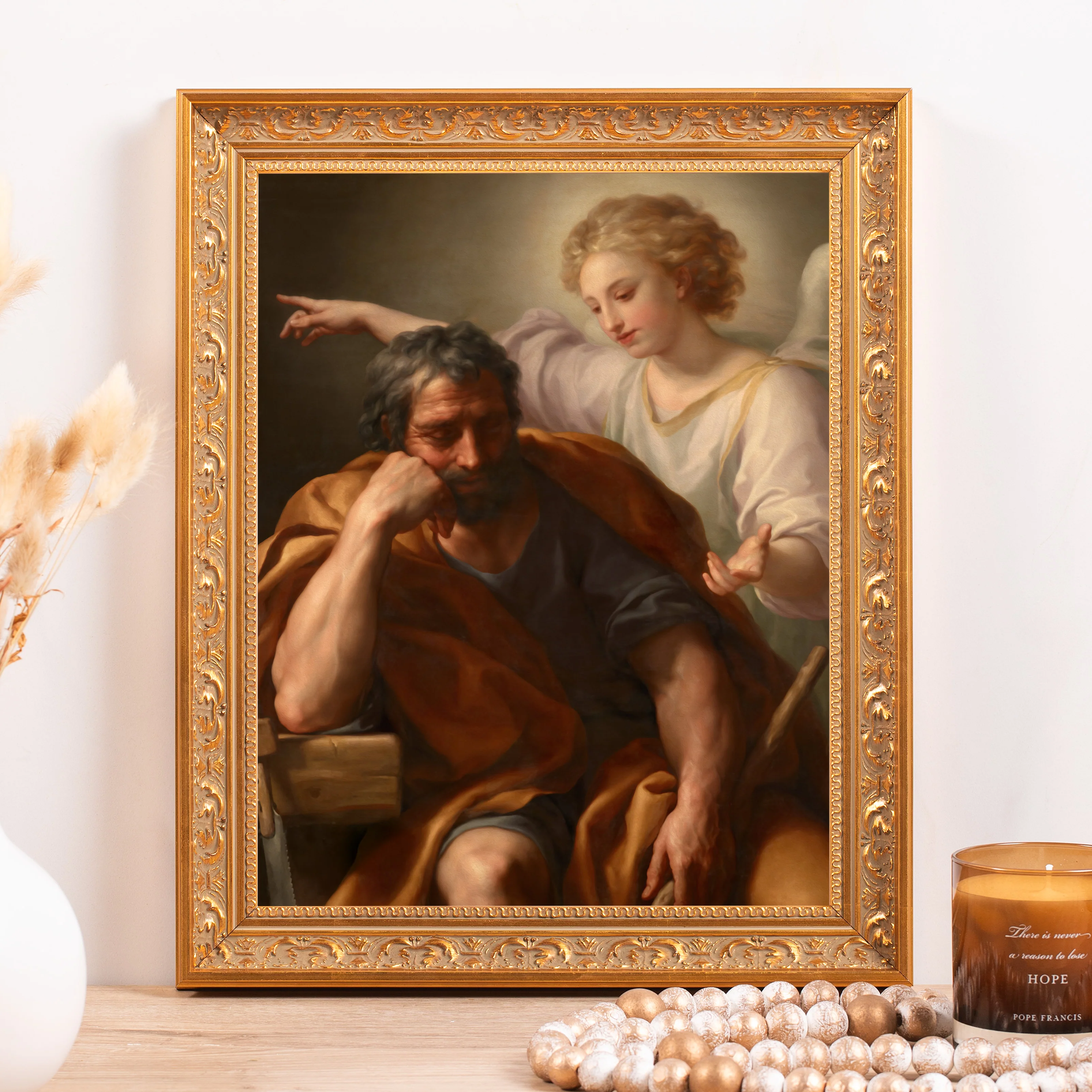 The Dream of Joseph Framed Canvas - Sacred Classics Collection