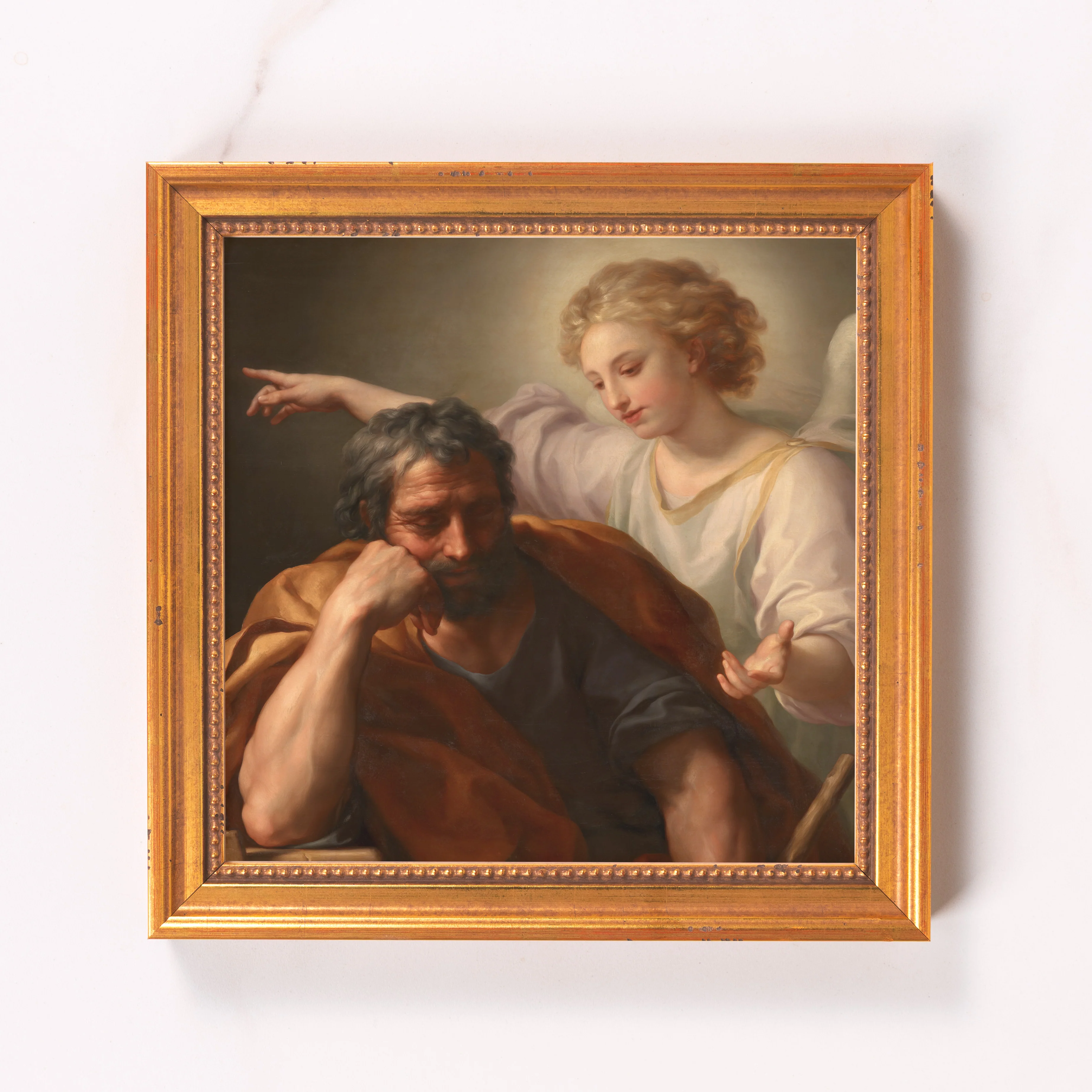 The Dream of Joseph Framed Canvas - Sacred Mini Collection - Image 5