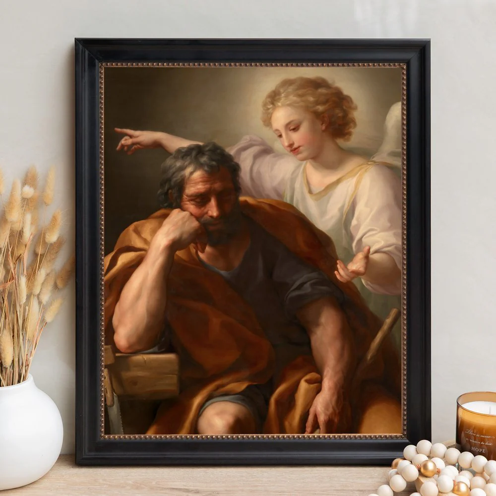 The Dream of Joseph Framed Canvas - Sacred Signature Collection - Image 12