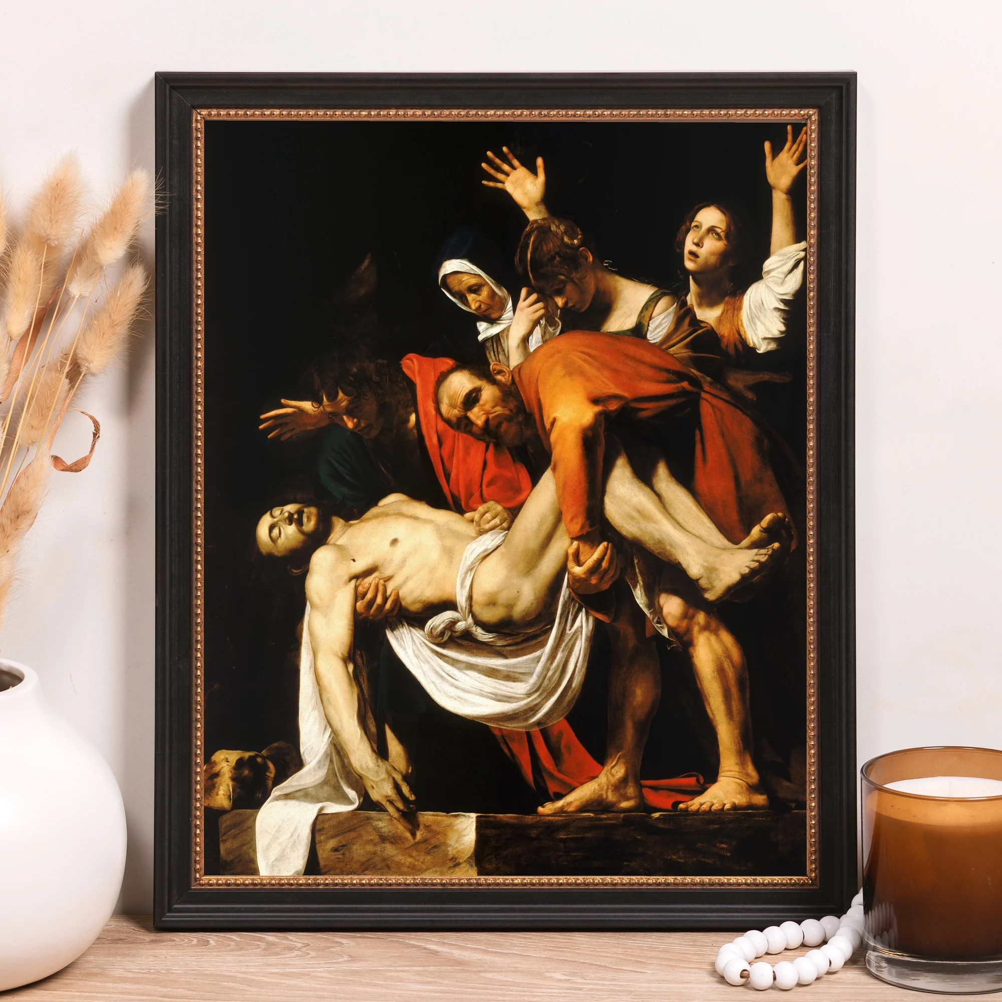 The Entombment of Christ Framed Canvas - Sacred Classics Collection - Image 10