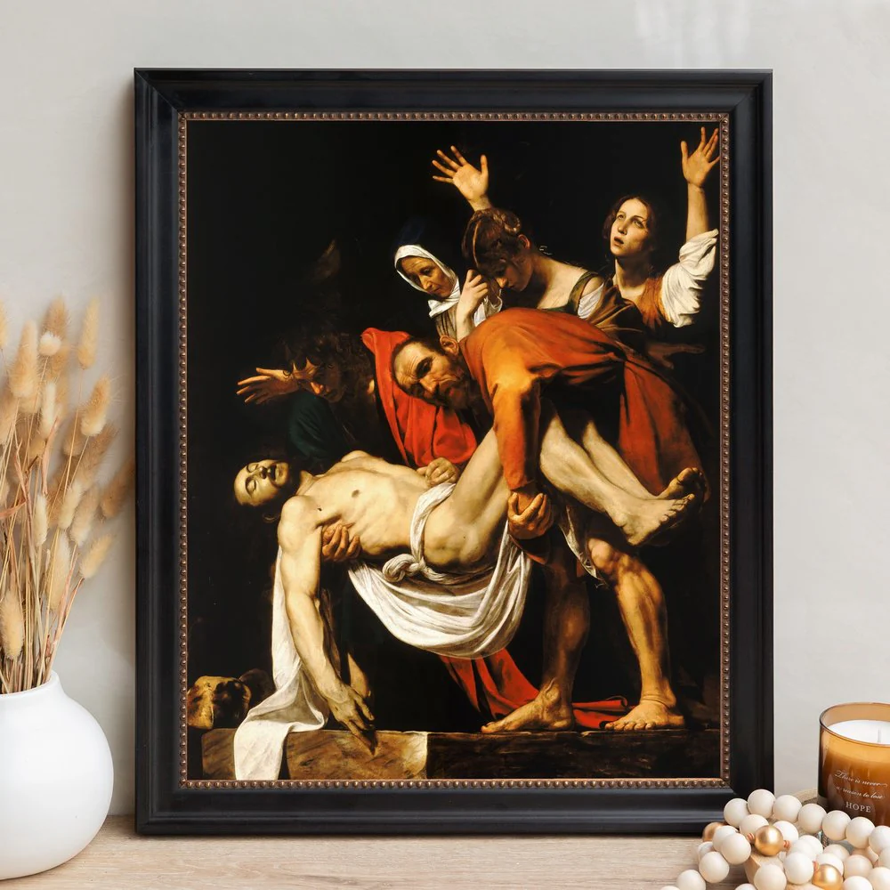 The Entombment of Christ Framed Canvas - Sacred Signature Collection - Image 12