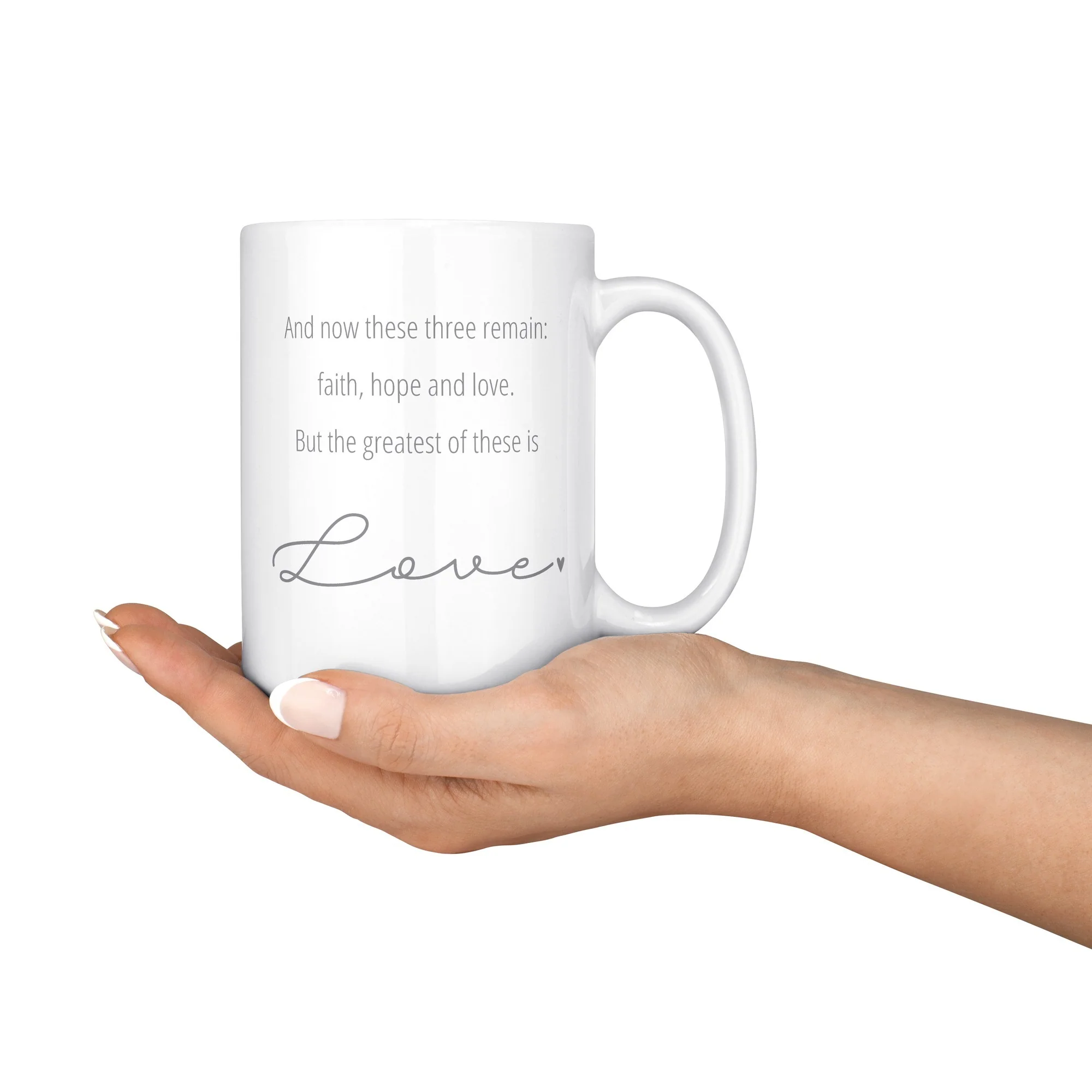 The Greatest of These Mug - Image 2