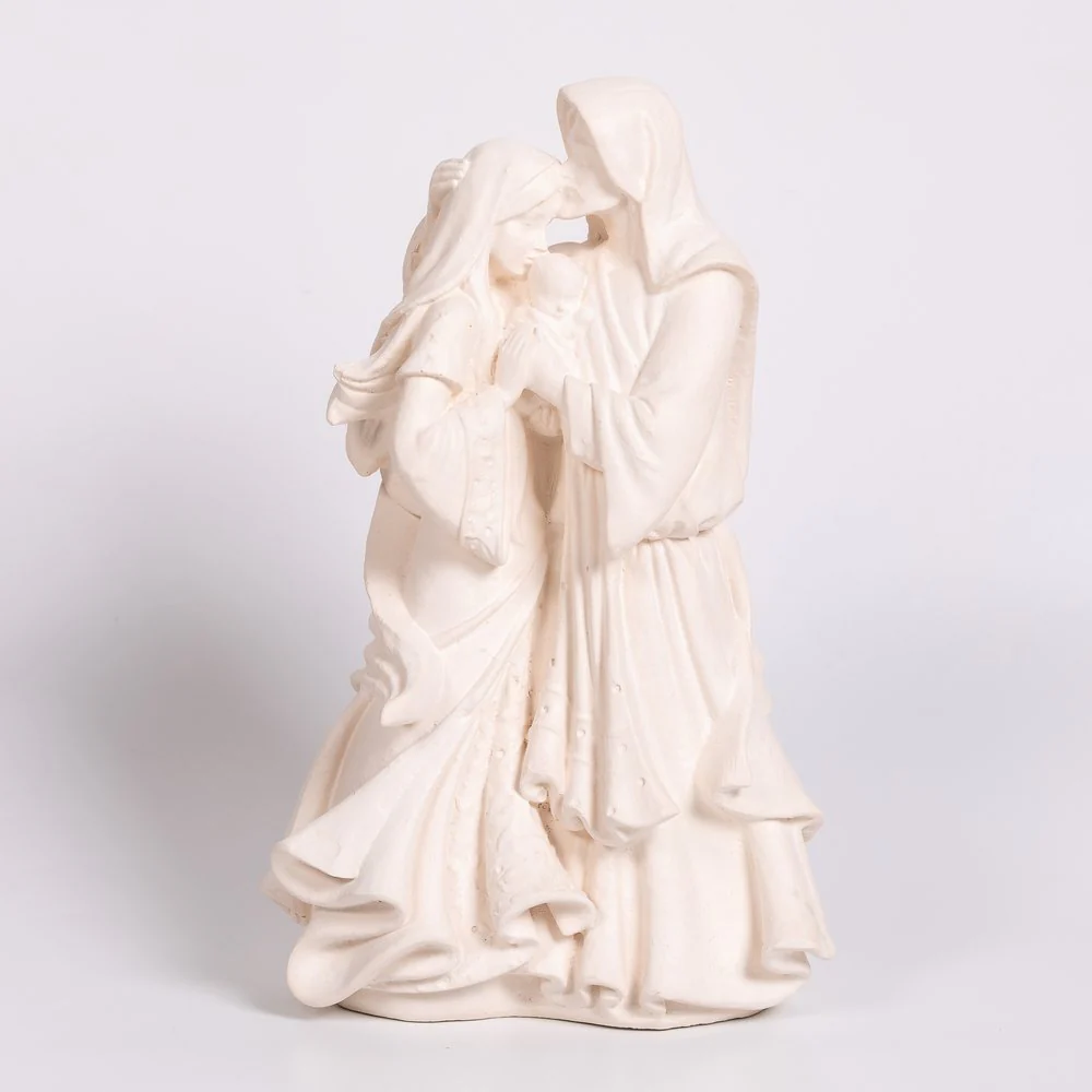 The Kiss of St. Joseph Holy Family Statue - 12.6"