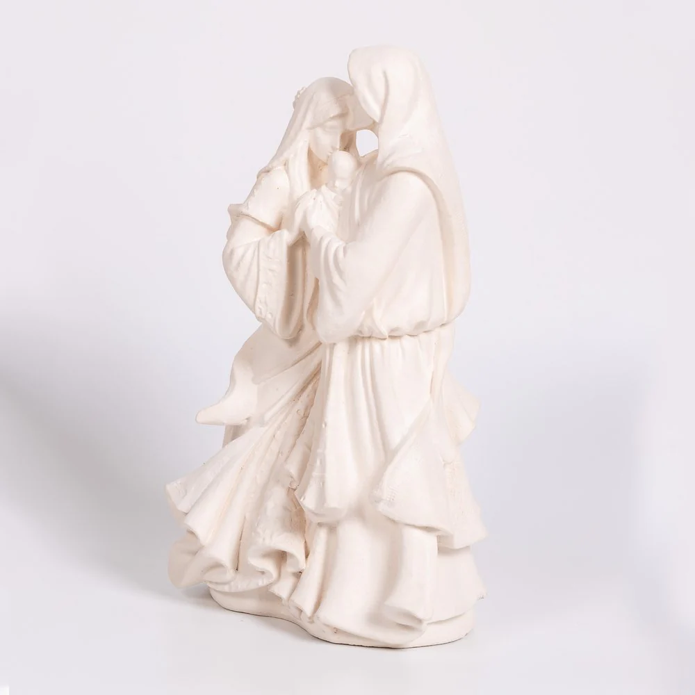 The Kiss of St. Joseph Holy Family Statue - 12.6" - Image 4