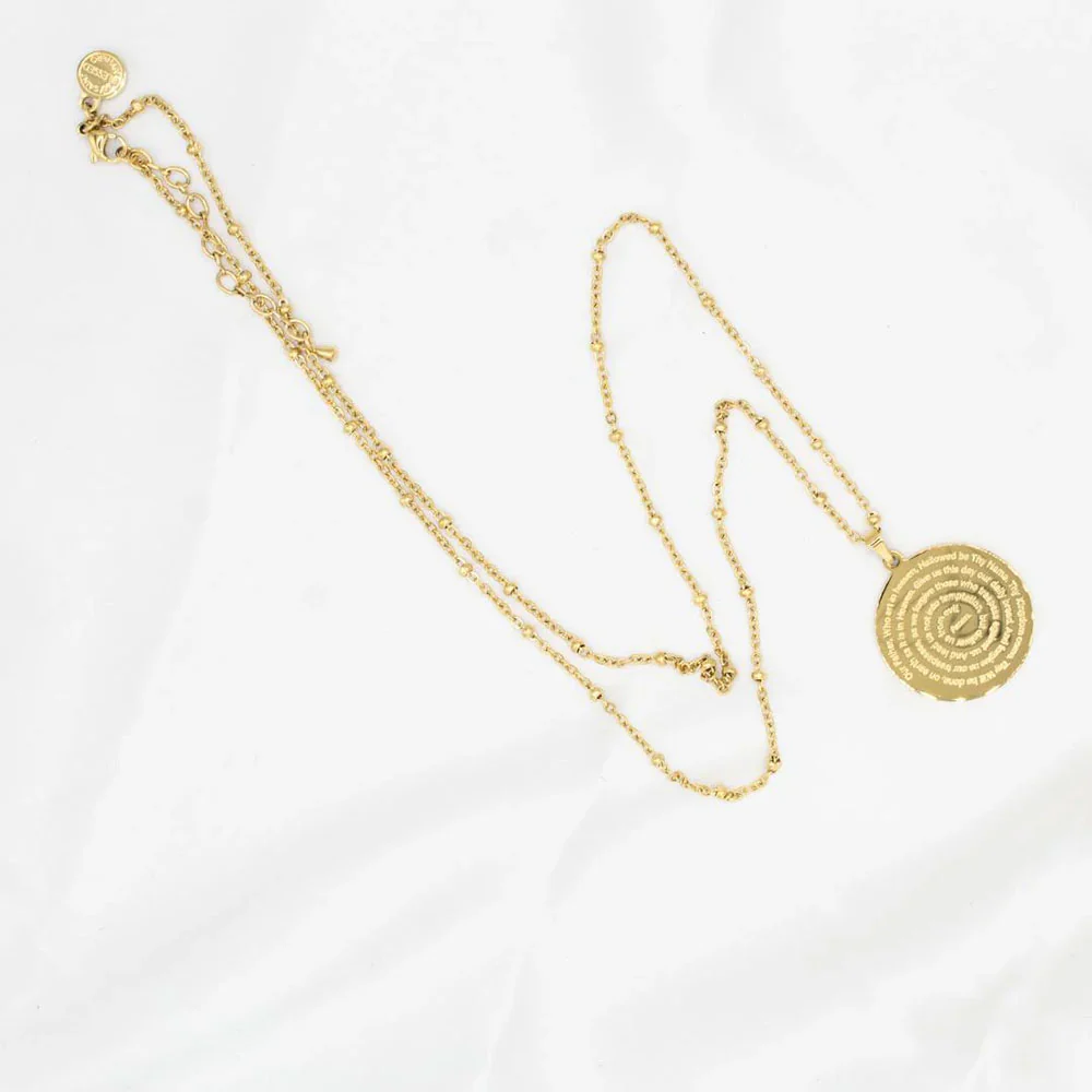 The Lord's Prayer Necklace - Silver or Gold - Image 5