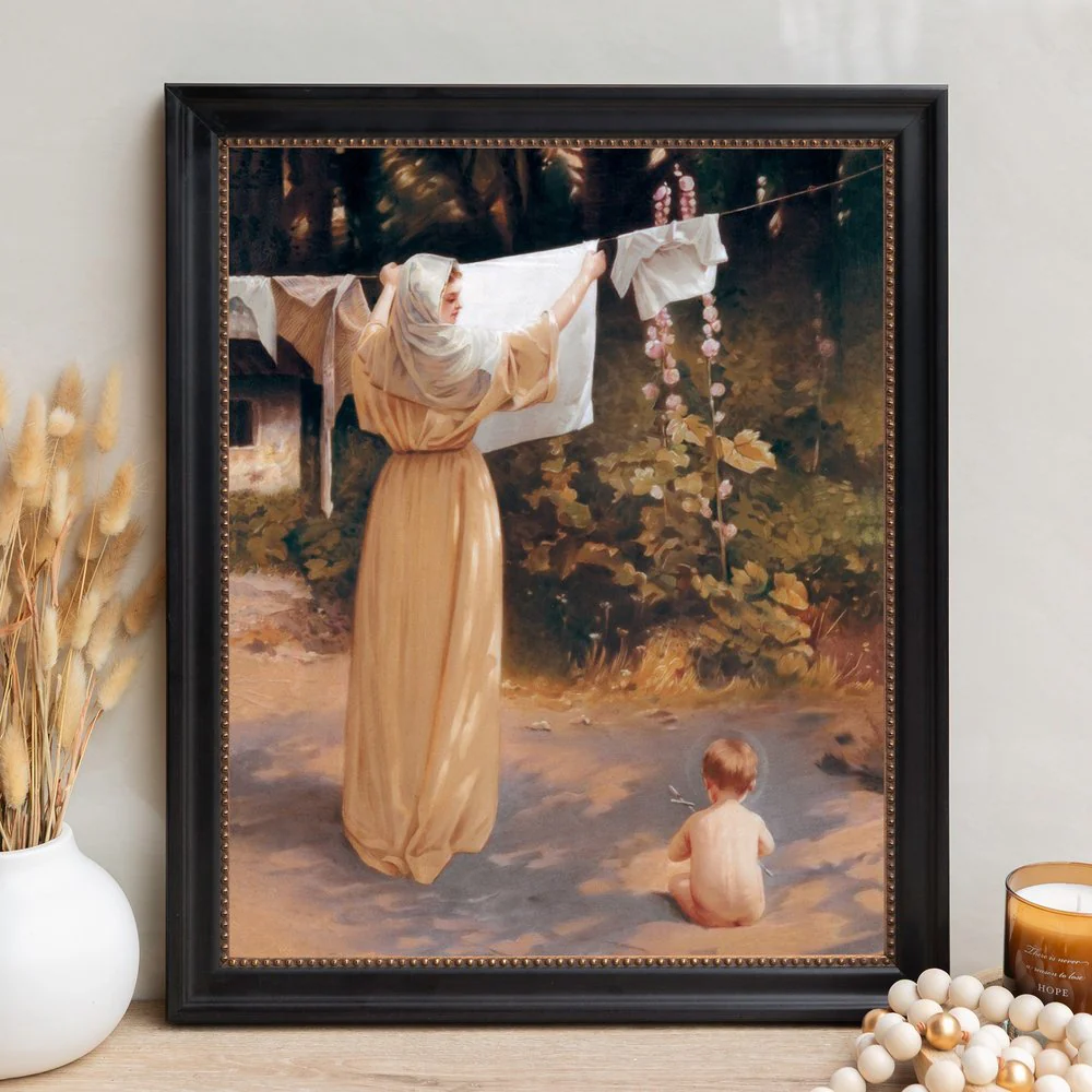 The Polish Madonna Framed Canvas - Sacred Signature Collection - Image 12