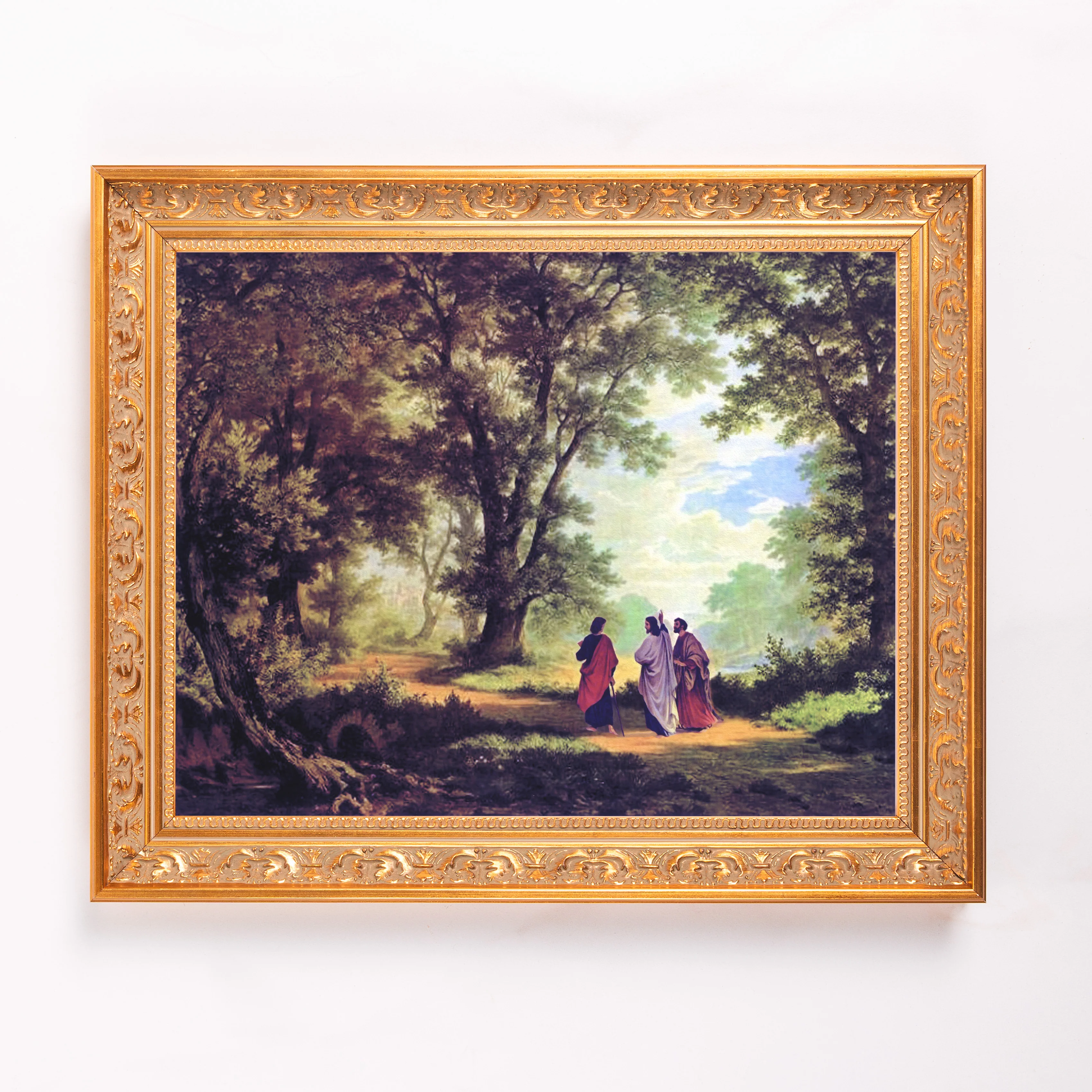 The Road to Emmaus Framed Canvas - Sacred Classics Collection - Image 2