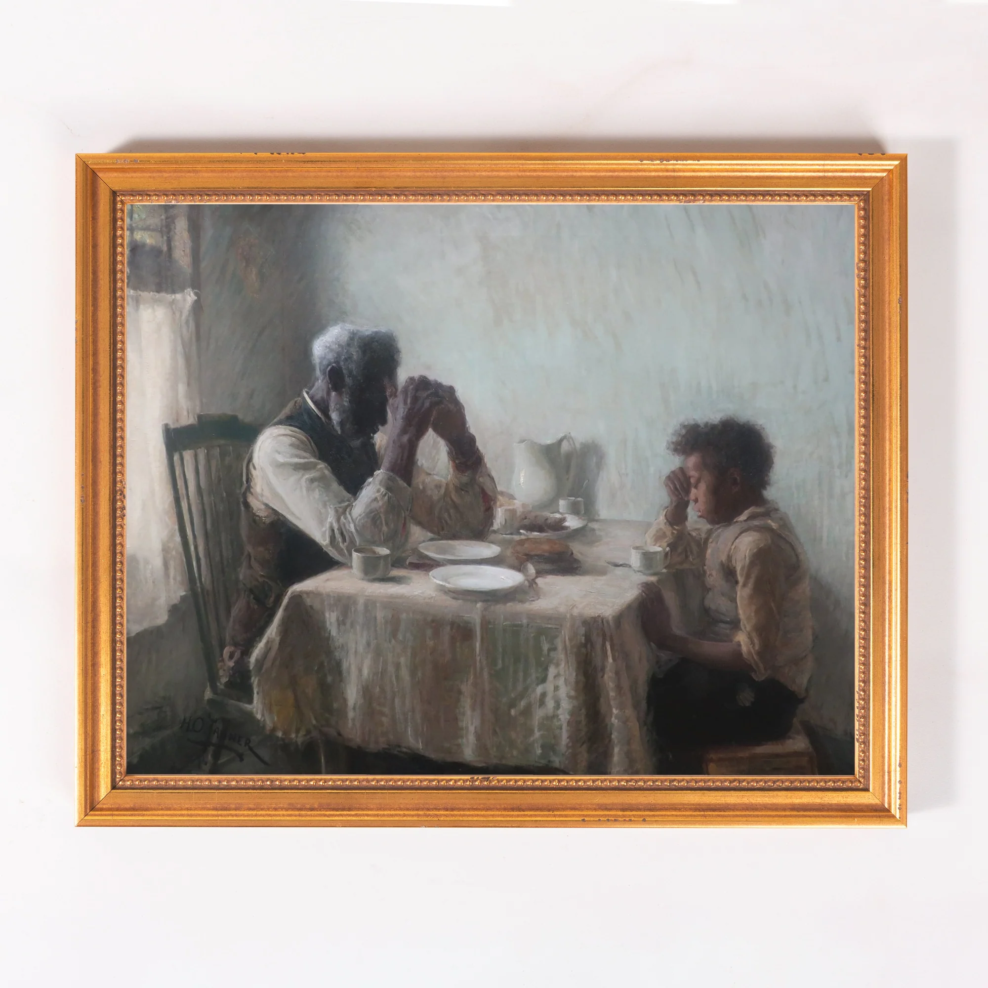 The Thankful Poor Framed Canvas - Sacred Classics Collection - Image 5
