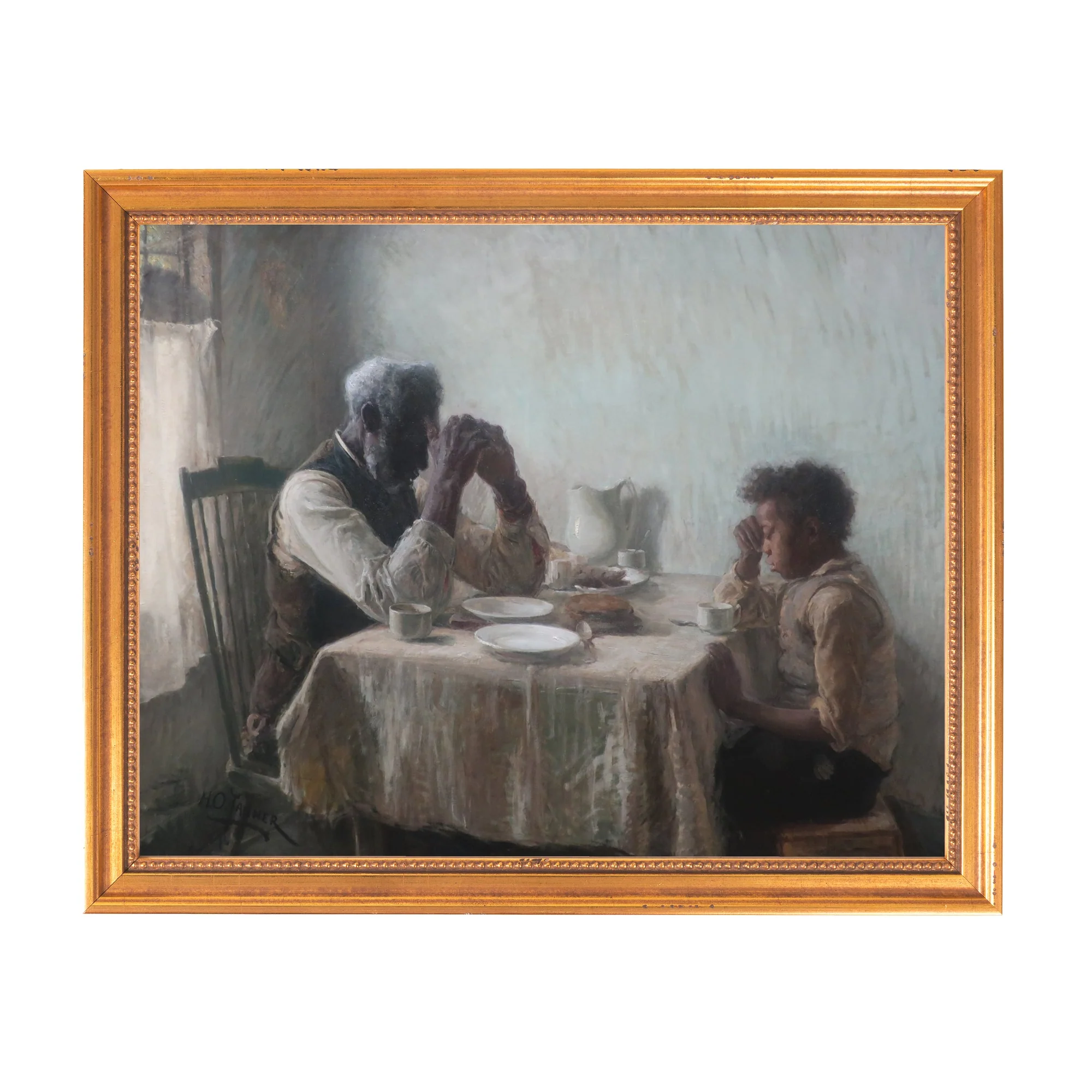 The Thankful Poor Framed Canvas - Sacred Classics Collection - Image 6