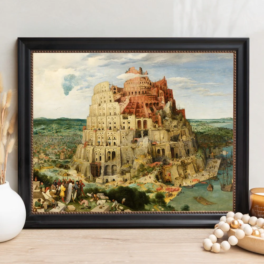 The Tower of Babel Framed Canvas - Sacred Signature Collection - Image 12