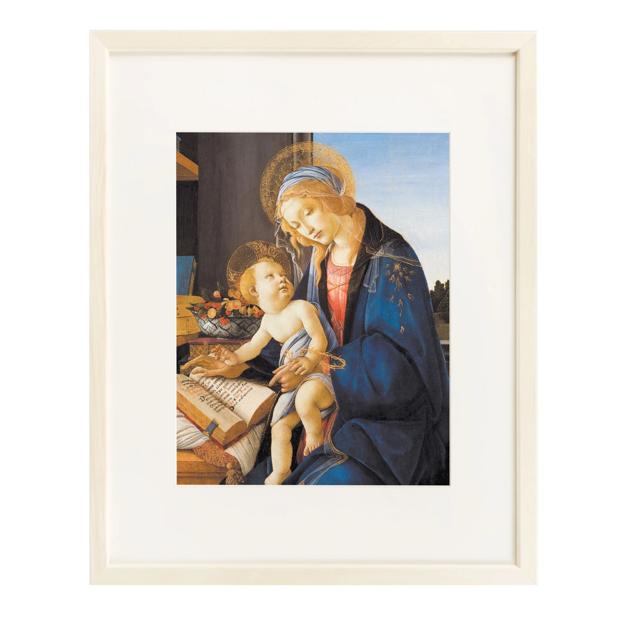 The Virgin and Child (Madonna of the Book) Framed Print - Image 4