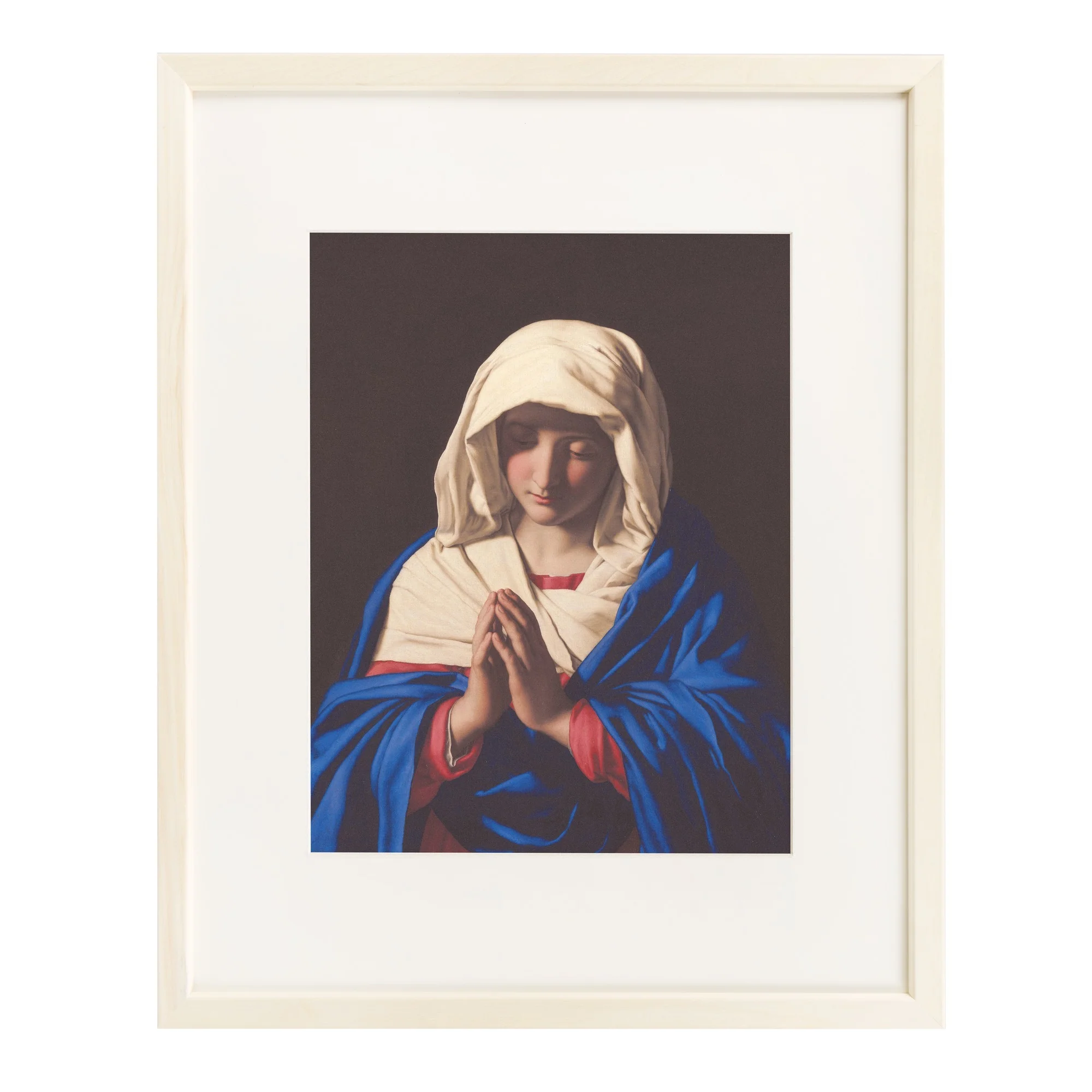 The Virgin in Prayer Framed Print - Image 2