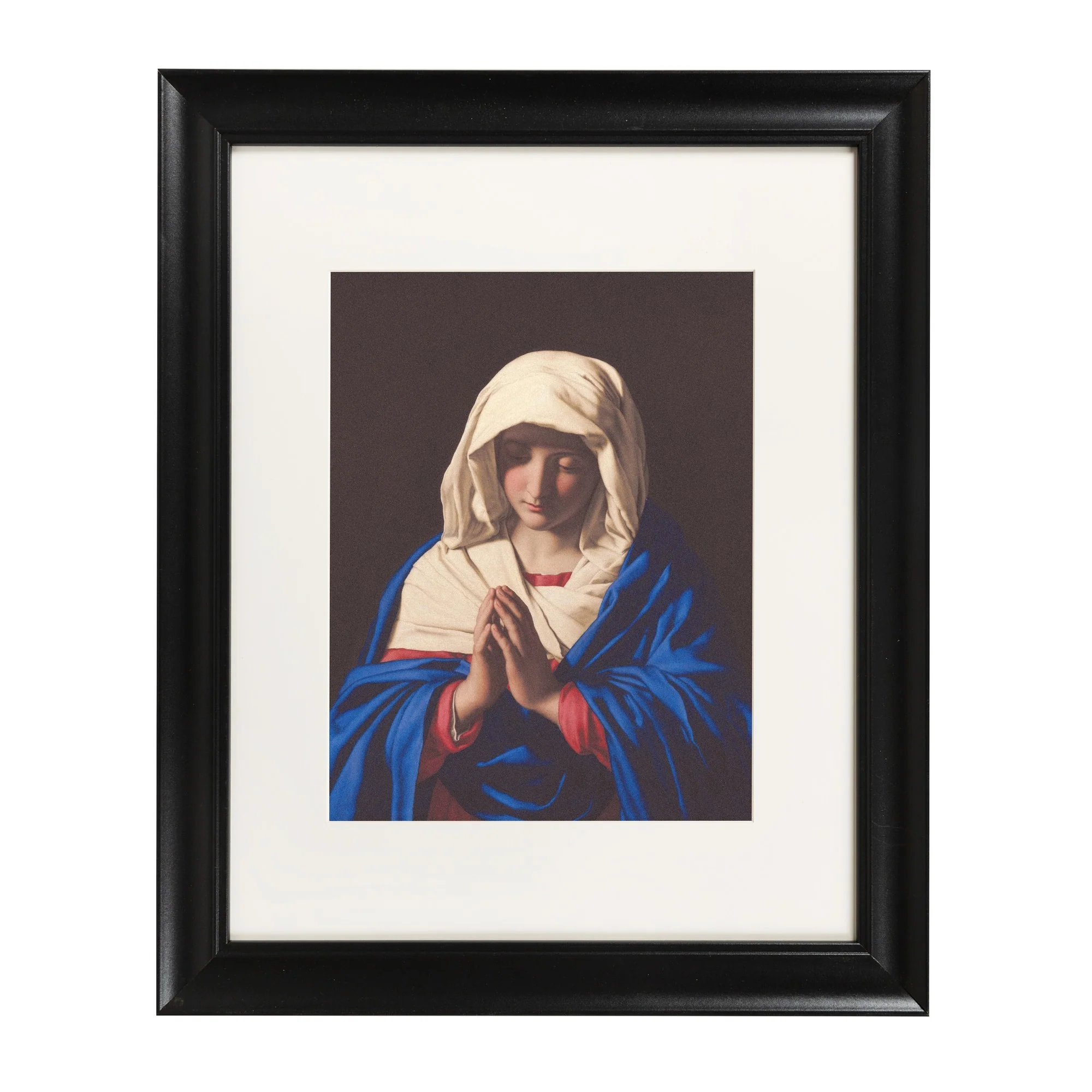 The Virgin in Prayer Framed Print - Image 4