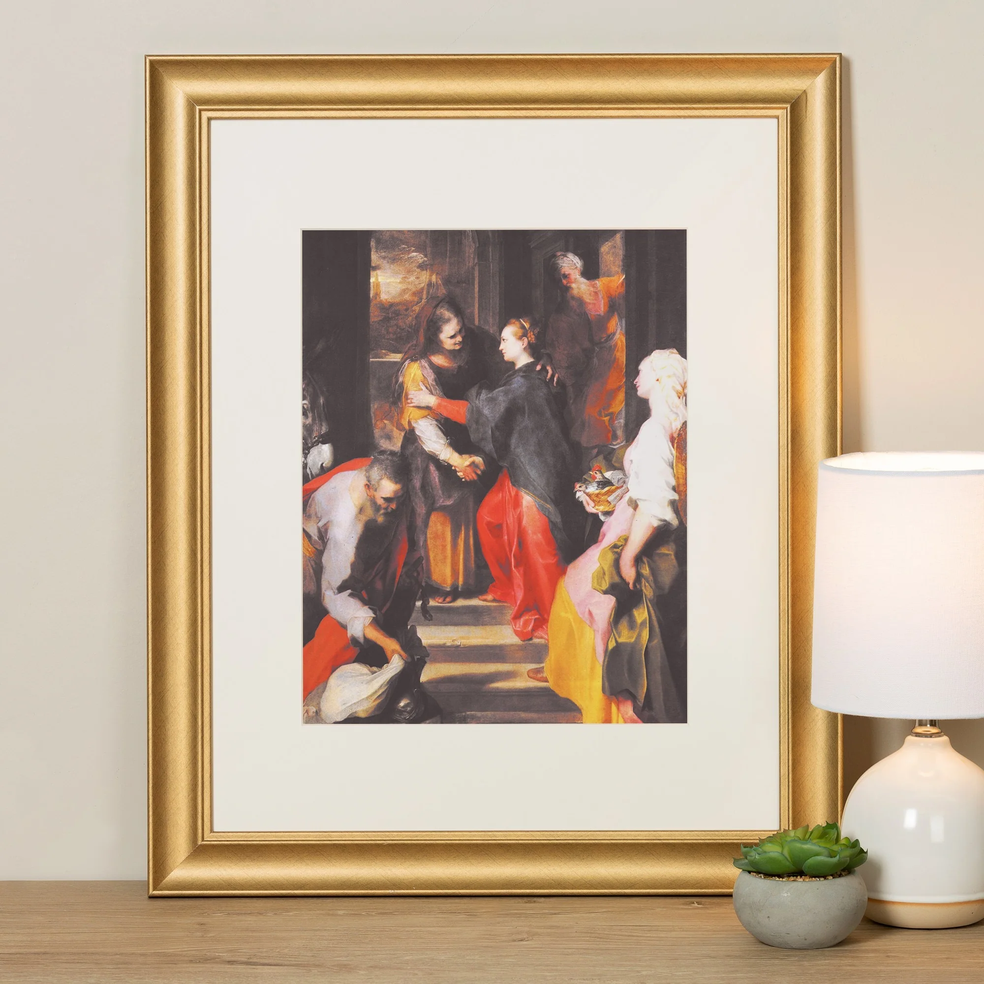 The Visitation Framed Print