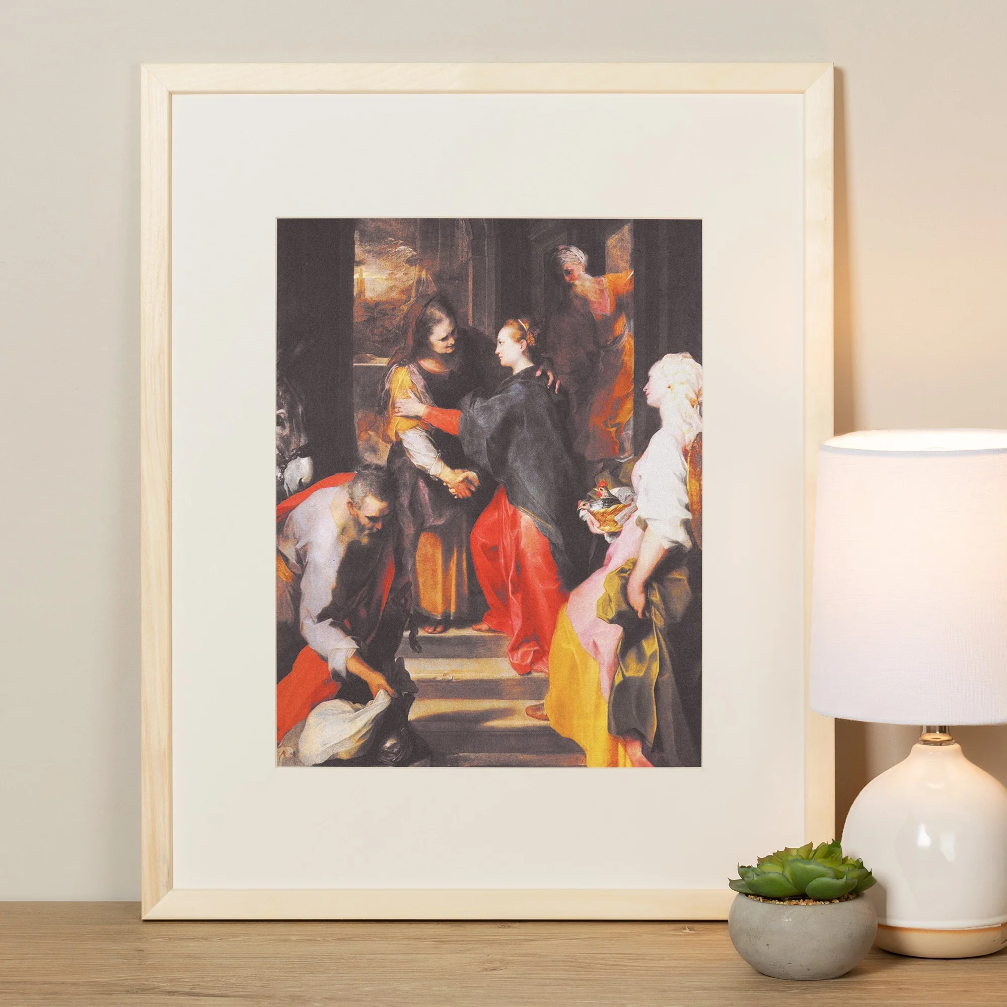 The Visitation Framed Print - Image 3