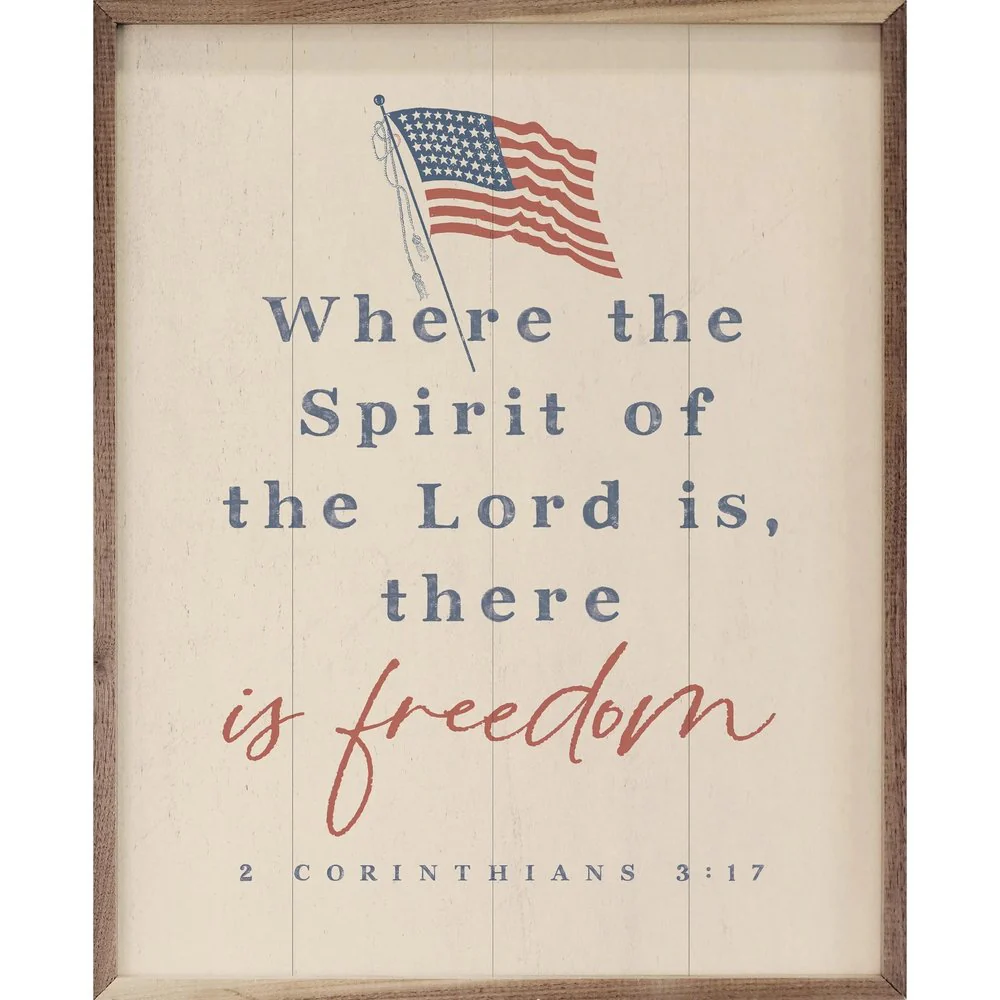 There Is Freedom 2 Corinthians 3:17 Framed Art - Image 3